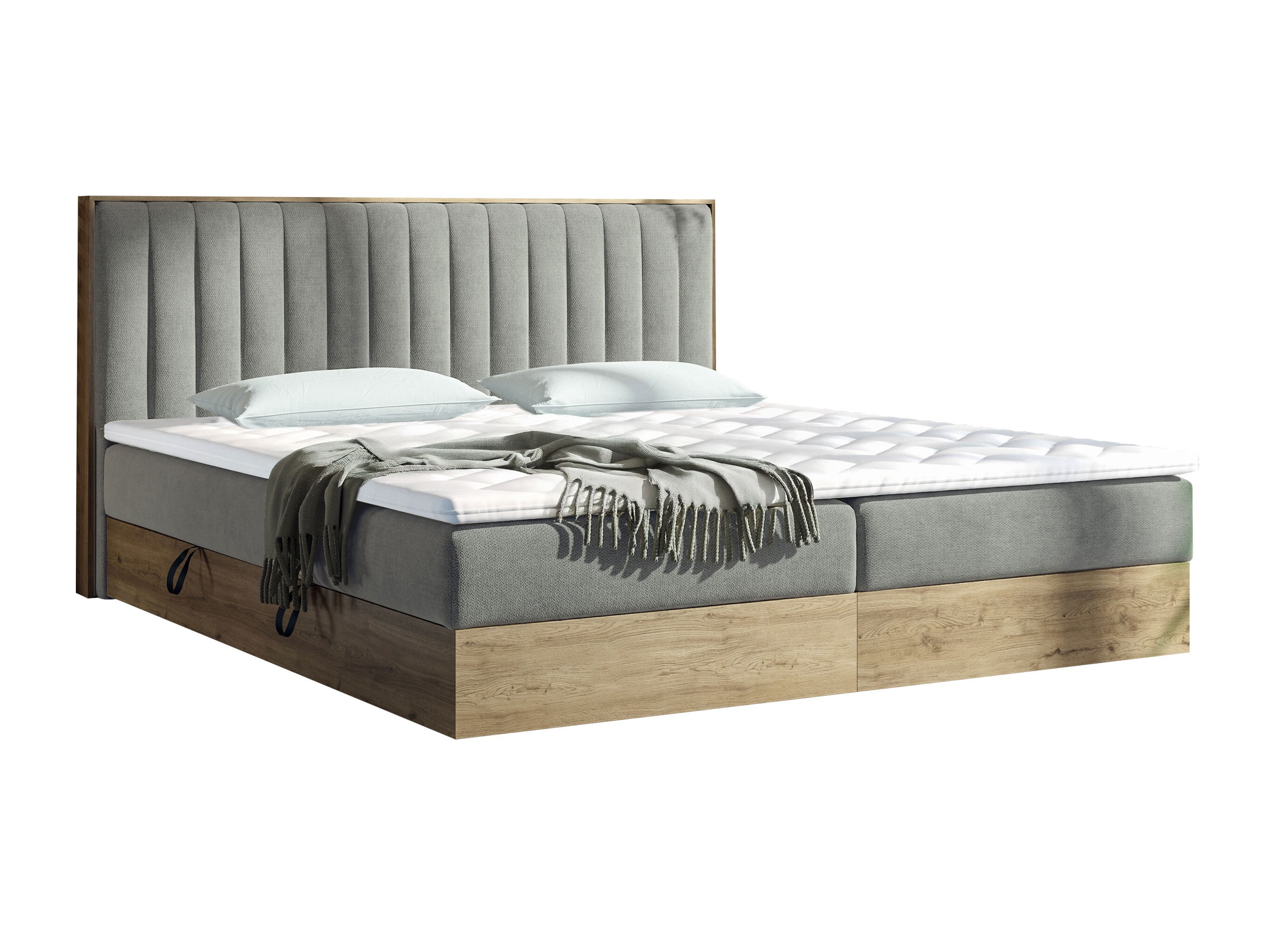 Continental bed ComfiDream Odelra (Golden oak + Soro 90)