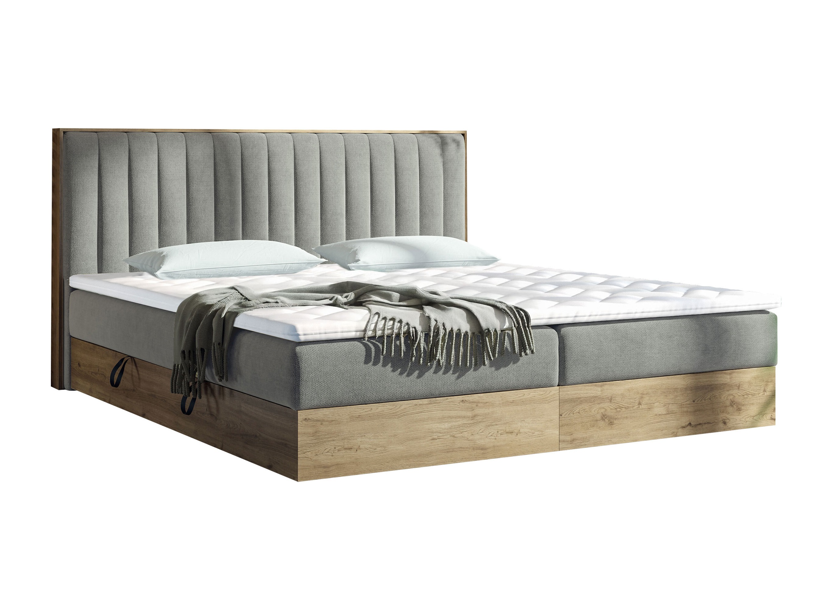 Continental bed ComfiDream Odelra (Golden oak + Soro 90)
