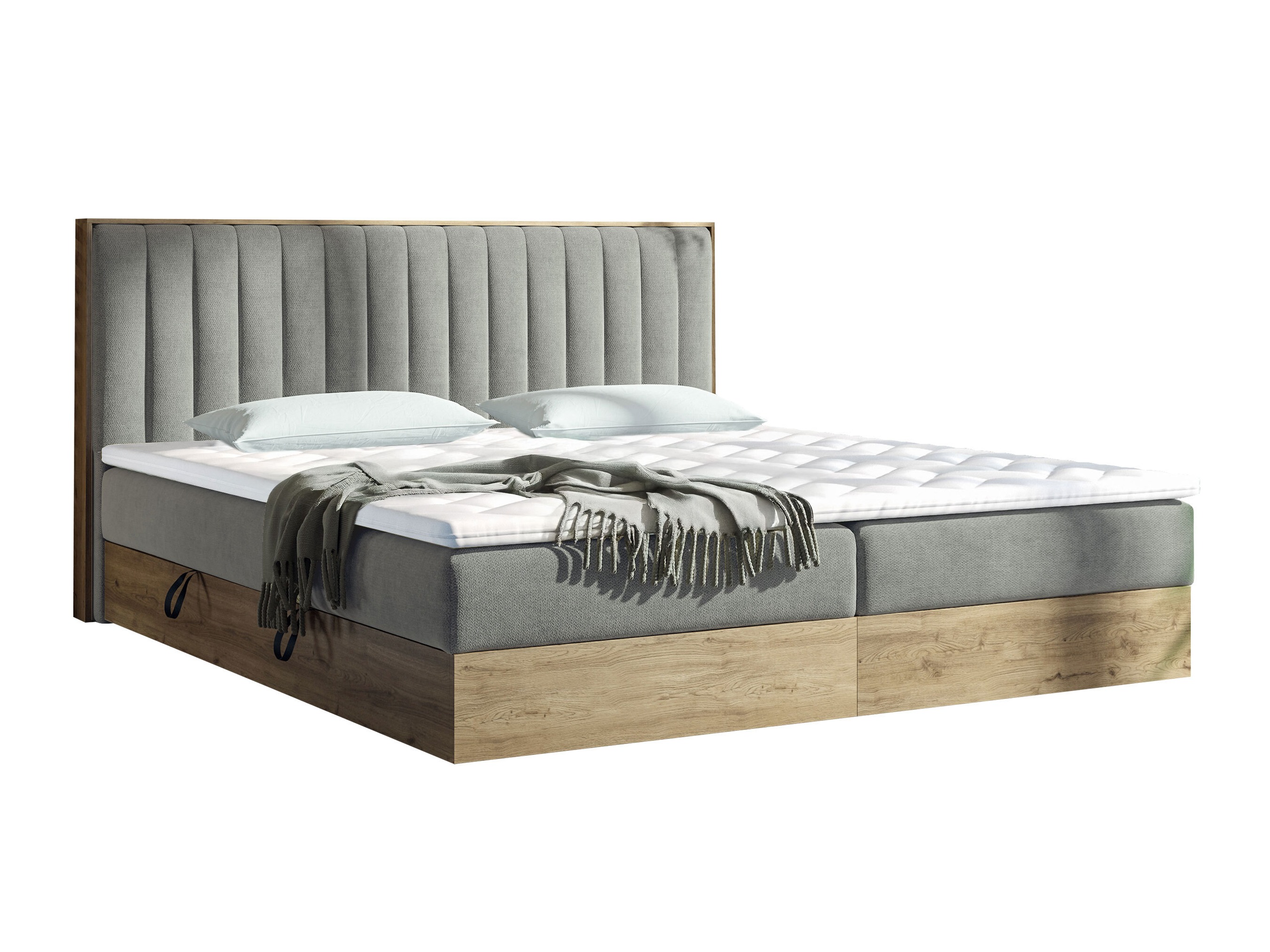 Continental bed ComfiDream Odelra (Golden oak + Soro 90)