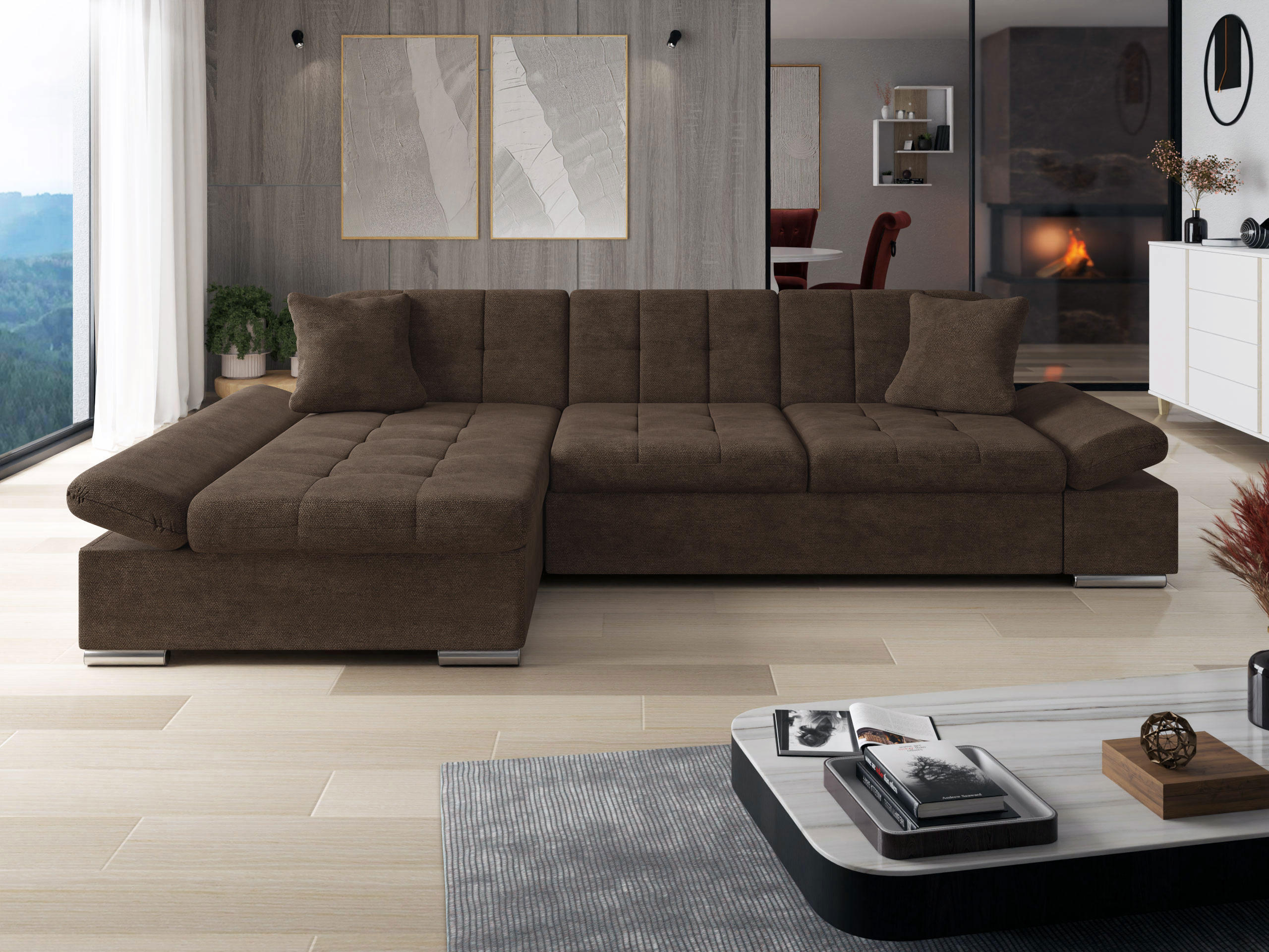 Corner sofa Comfivo Sanitas I (Lumo 40)