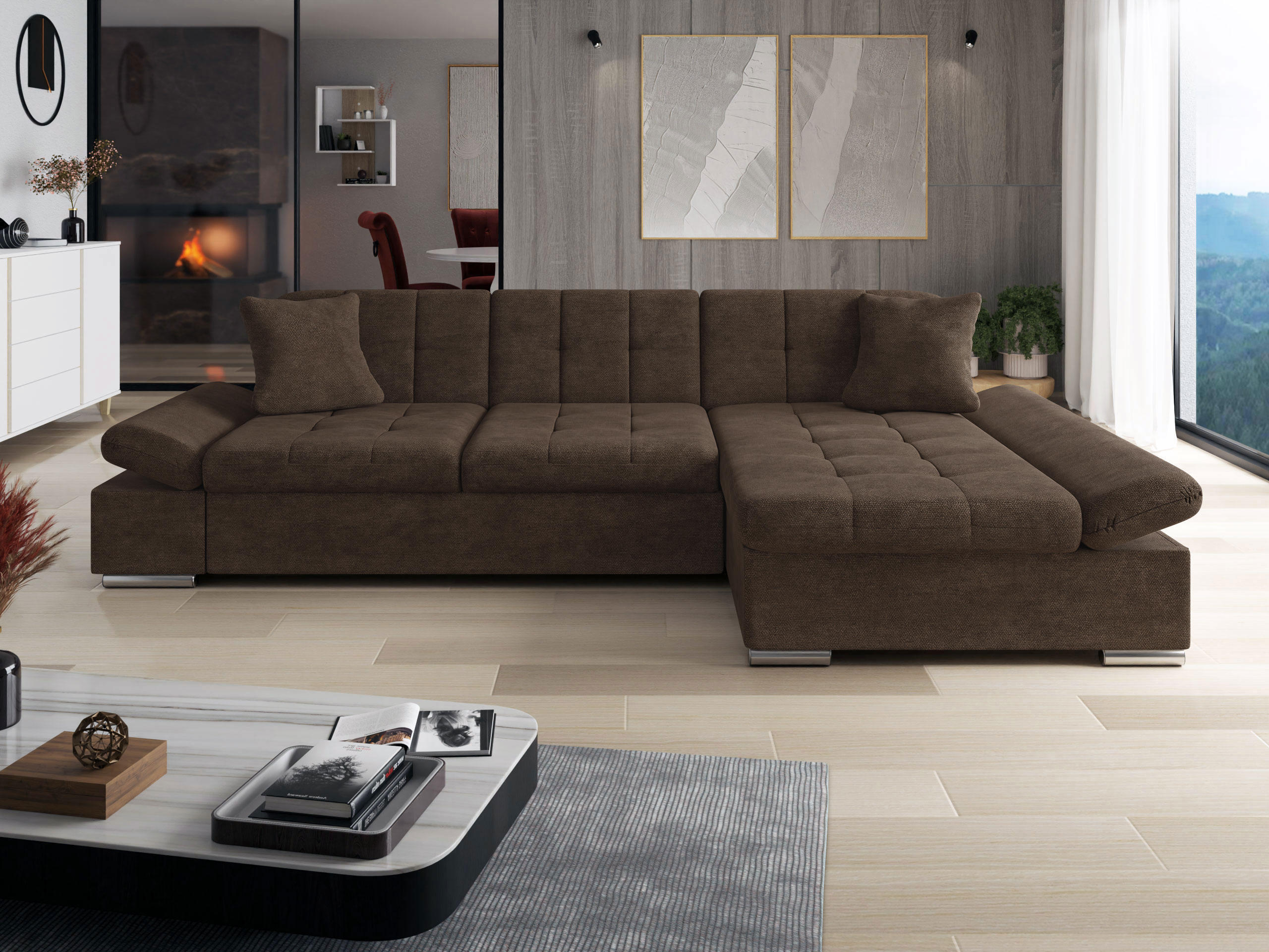 Corner sofa Comfivo Sanitas I (Lumo 40)
