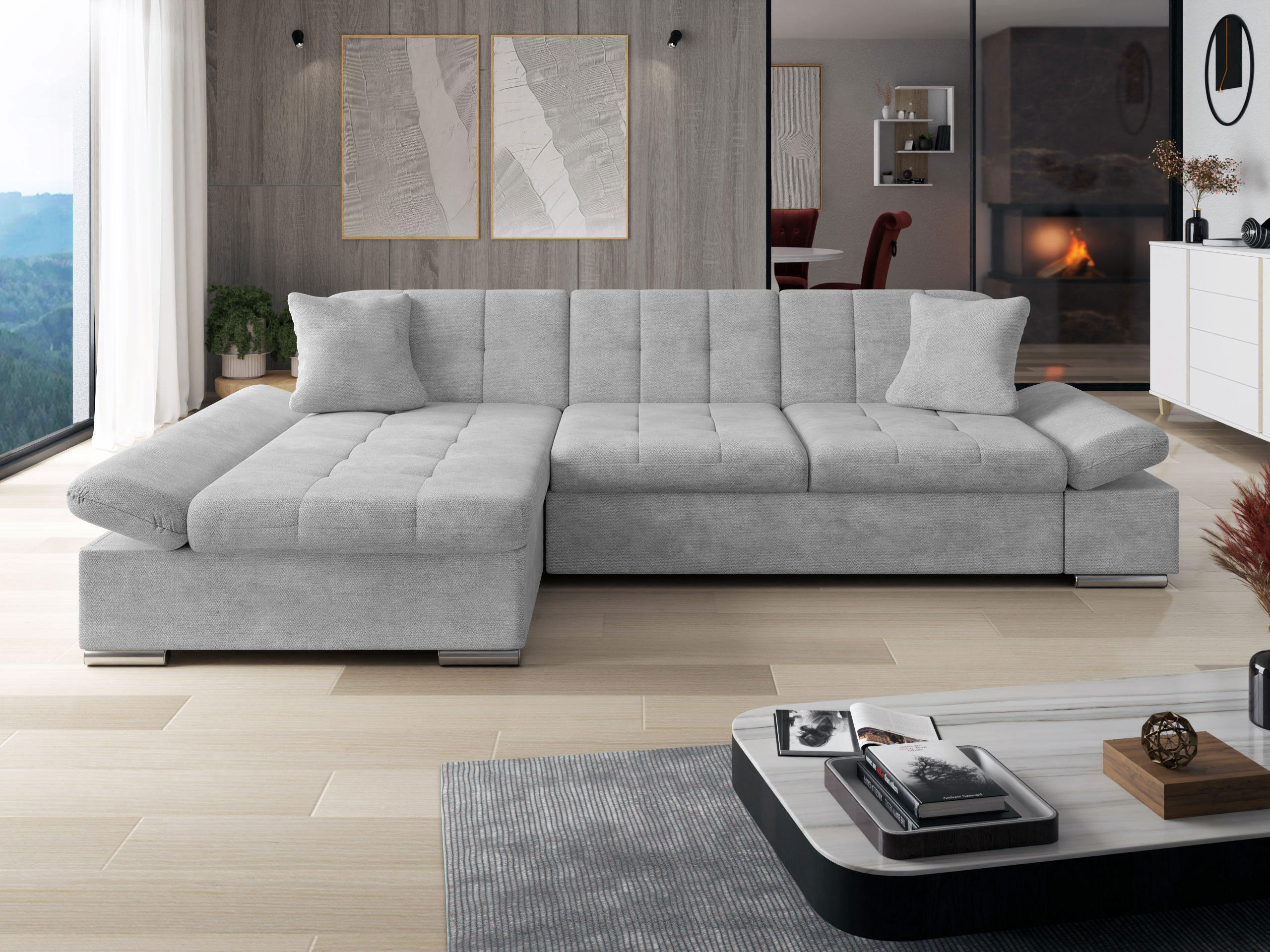 Corner sofa Comfivo Sanitas I (Lumo 65)