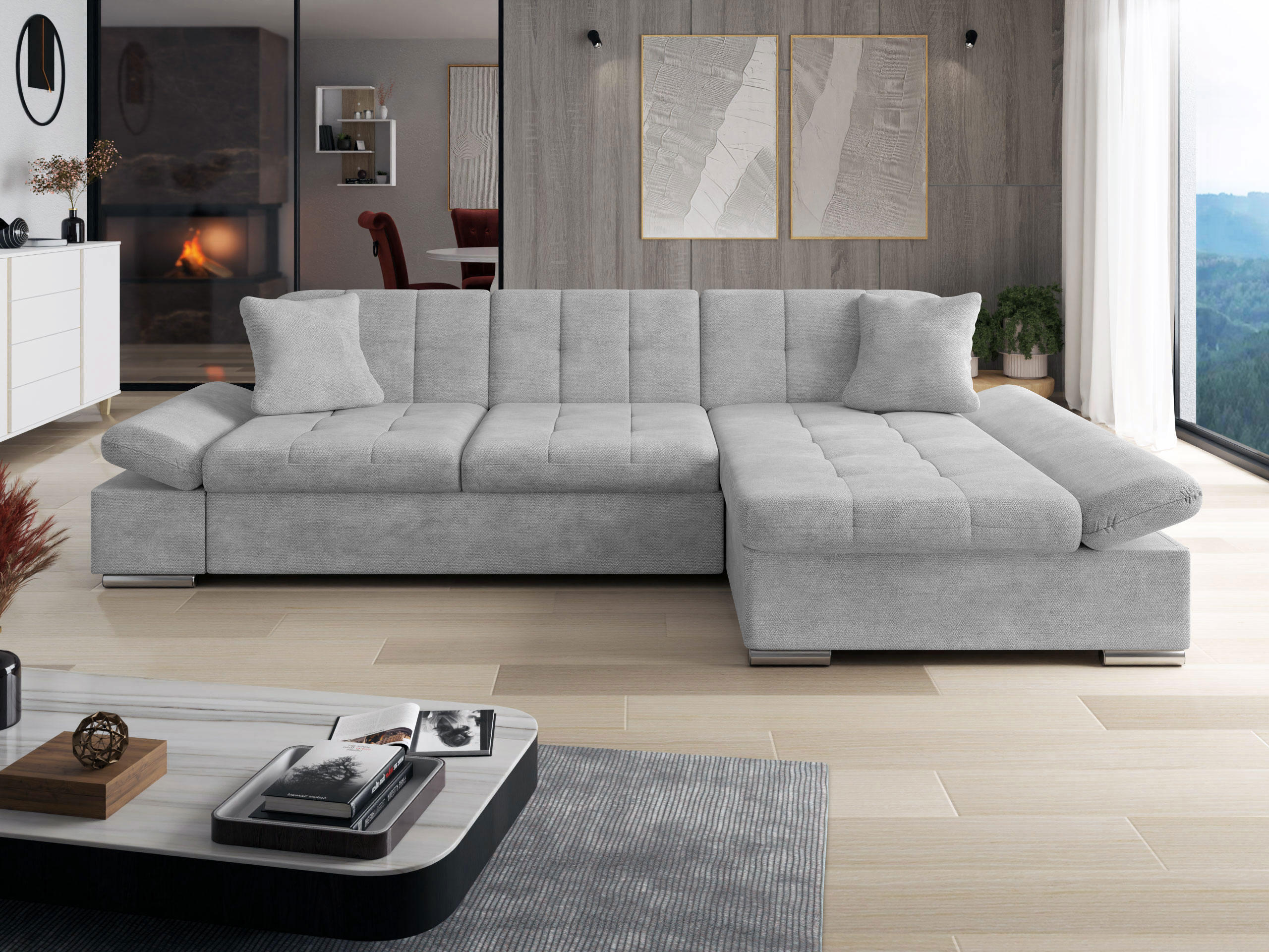 Corner sofa Comfivo Sanitas I (Lumo 65)
