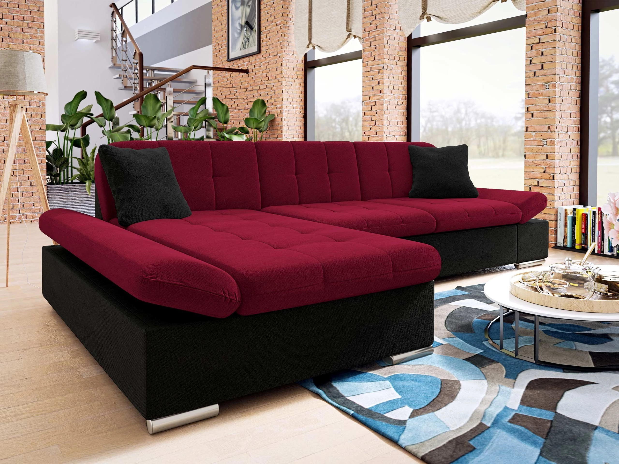 Corner sofa Comfivo Sanitas I (Kronos 07 + Kronos 02)