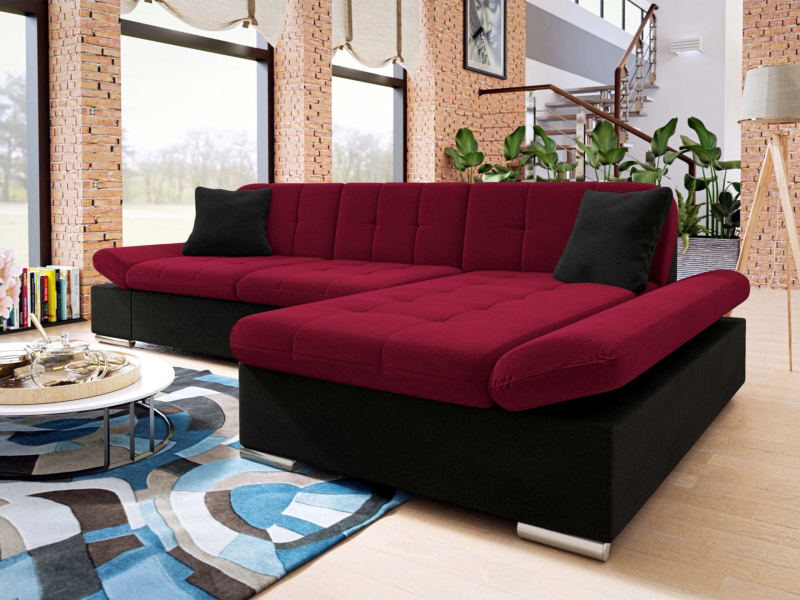 Corner sofa Comfivo Sanitas I (Kronos 07 + Kronos 02)