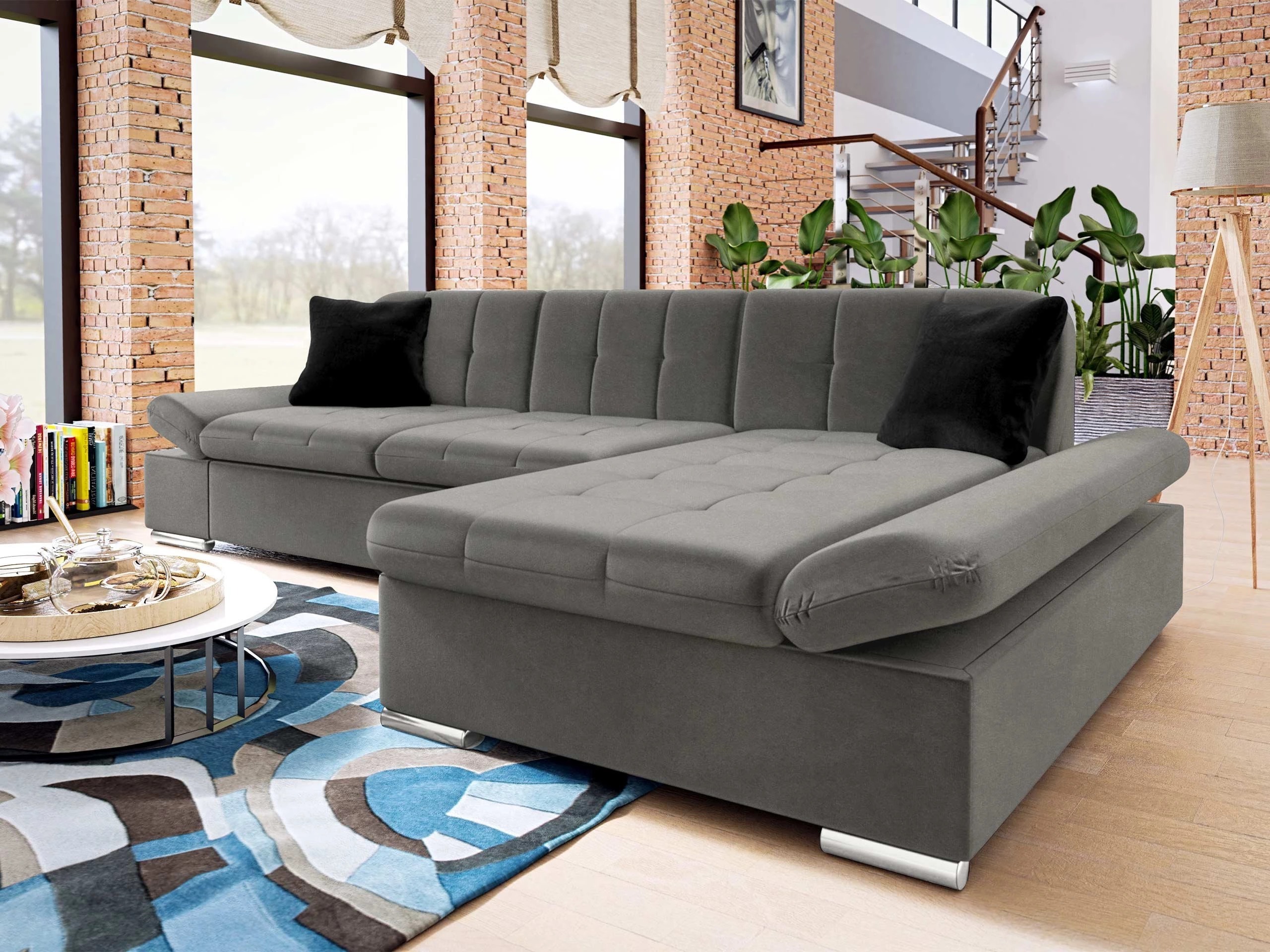 Corner sofa Comfivo Sanitas I (Magic Velvet 2217 + Magic Velvet 2219)