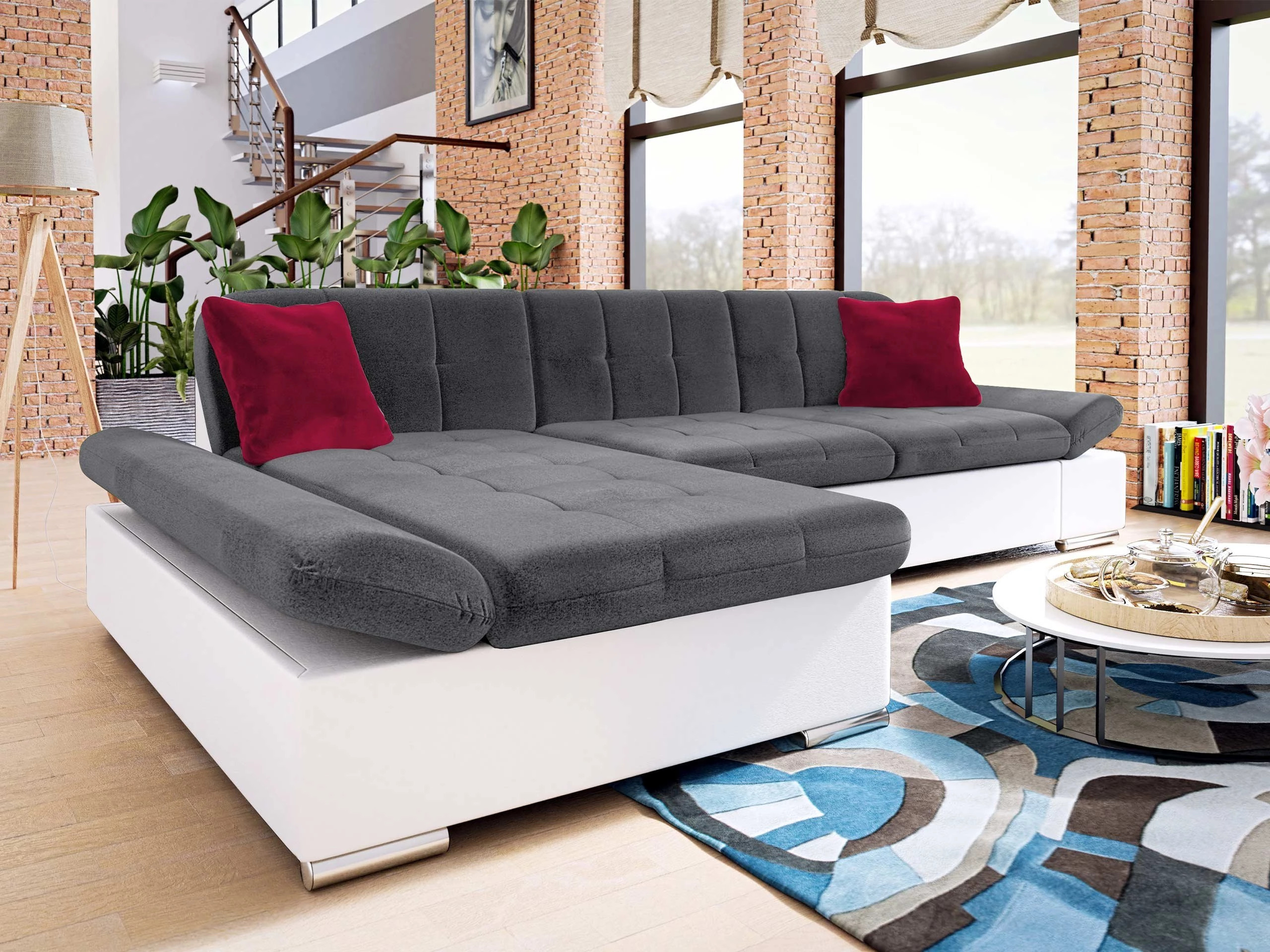 Corner sofa Comfivo Sanitas I (Soft 017 + Kronos 22 + Kronos 02)