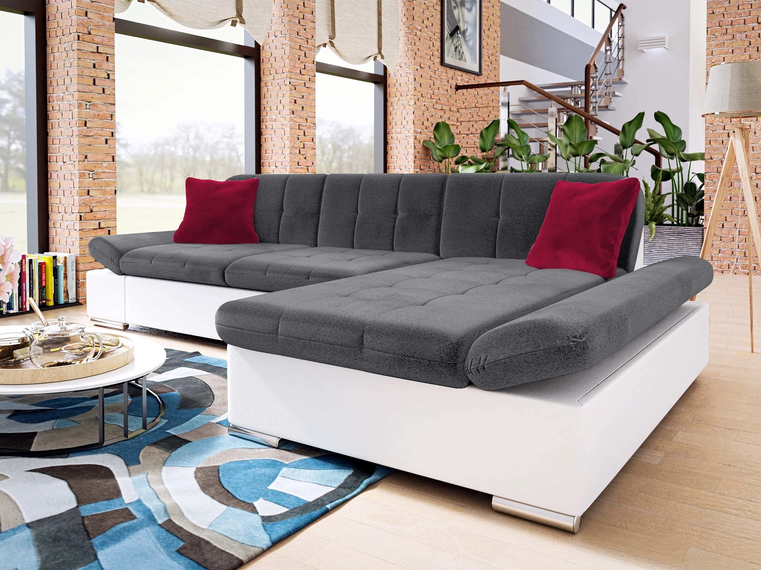 Corner sofa Comfivo Sanitas I (Soft 017 + Kronos 22 + Kronos 02)
