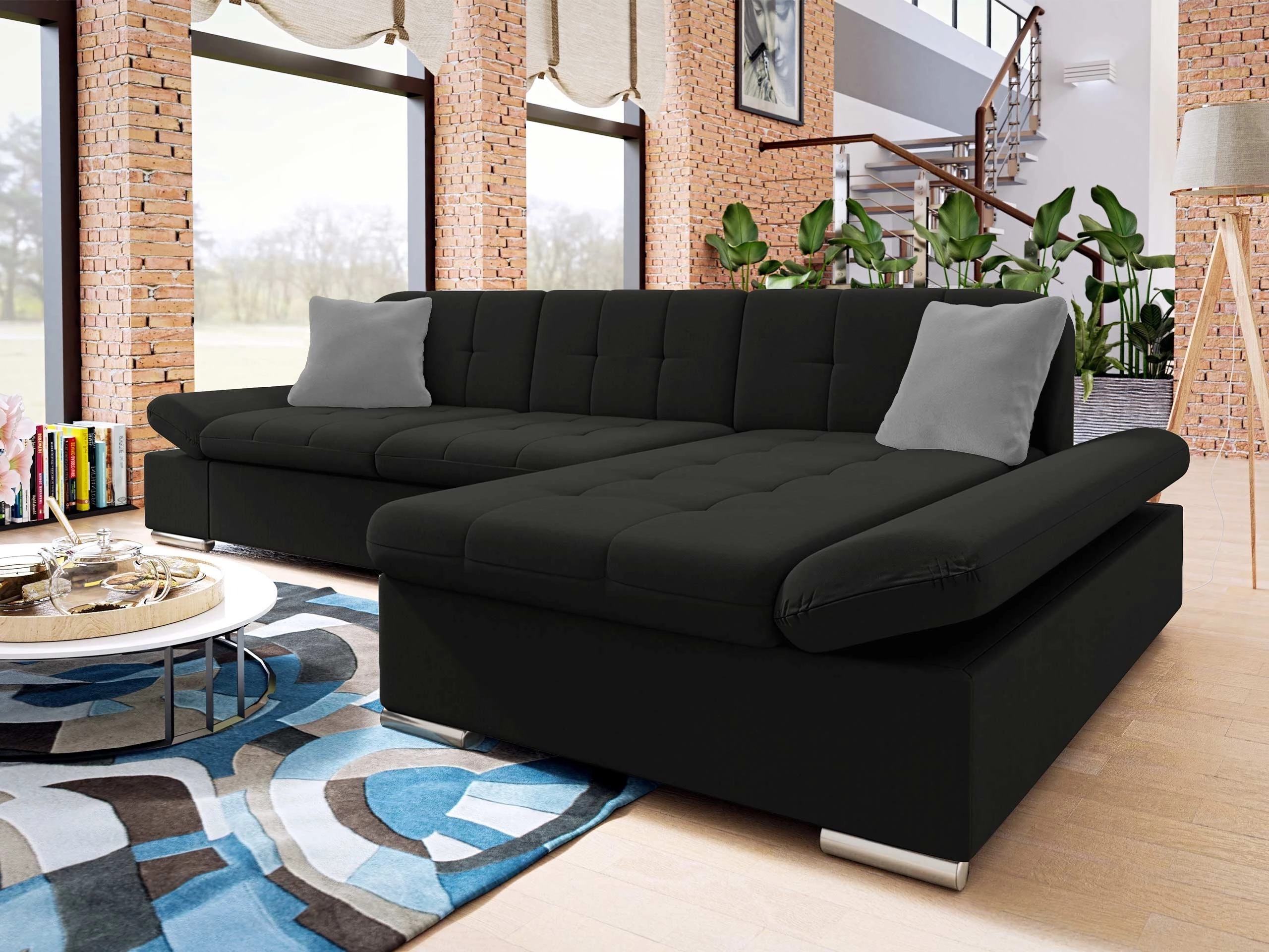 Corner sofa Comfivo Sanitas I (Uttario Velvet 2980 + Uttario Velvet 2972)