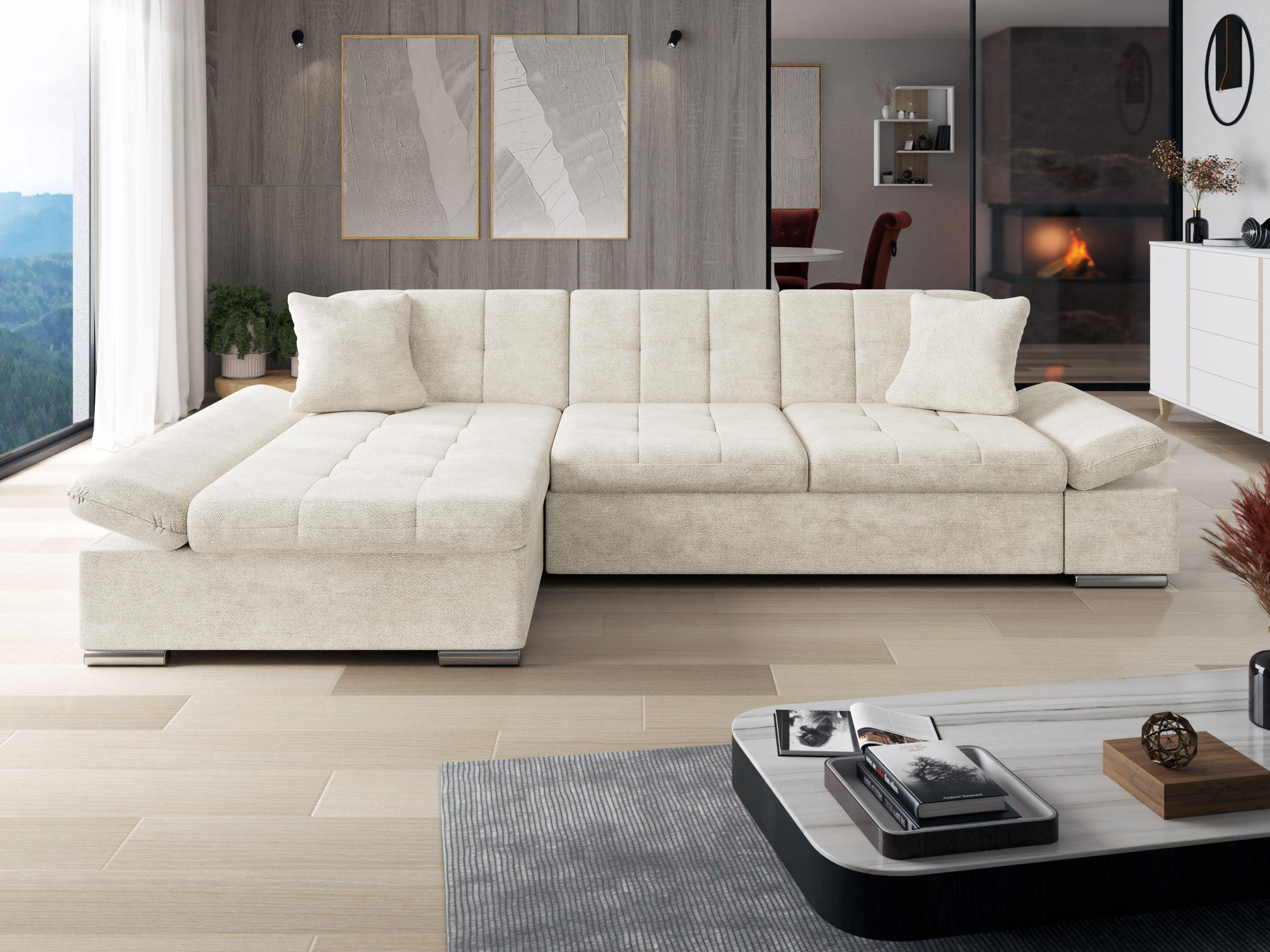 Corner sofa Comfivo Serenitas (Lumo 55)