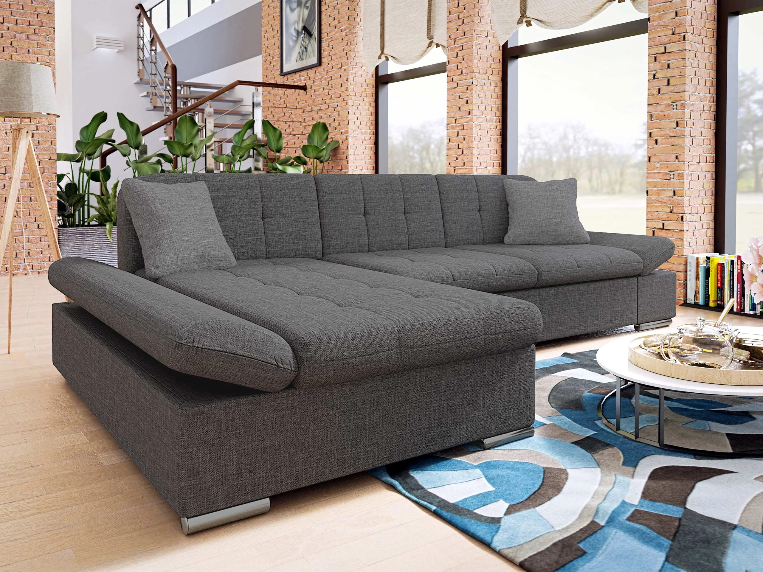 Corner sofa Comfivo Serenitas (Lux 06 + Lux 05)
