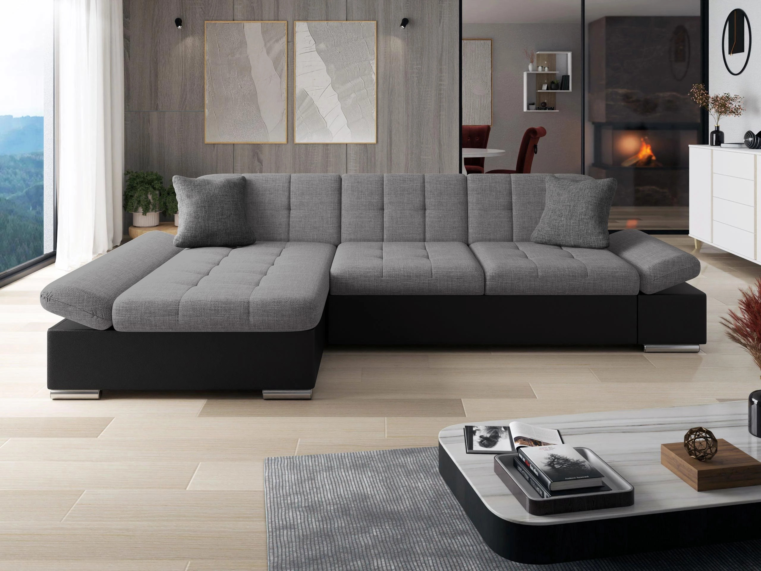 Corner sofa Comfivo Serenitas (Soft 011 + Lux 05 + Lux 06)