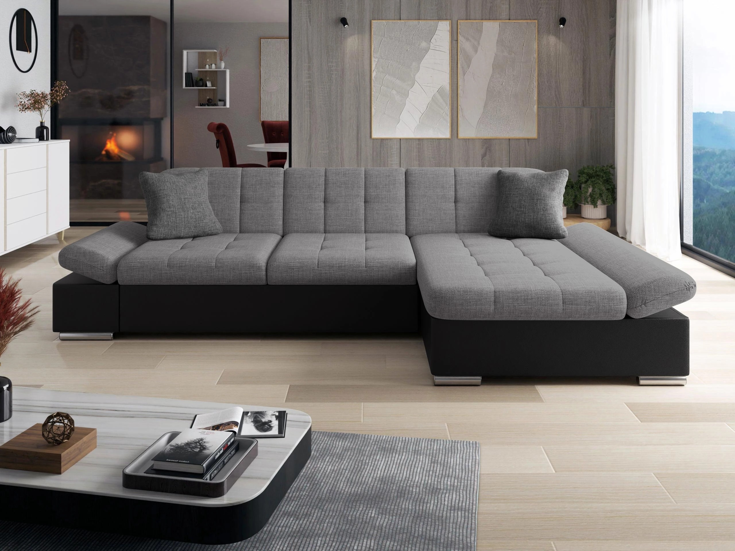Corner sofa Comfivo Serenitas (Soft 011 + Lux 05 + Lux 06)