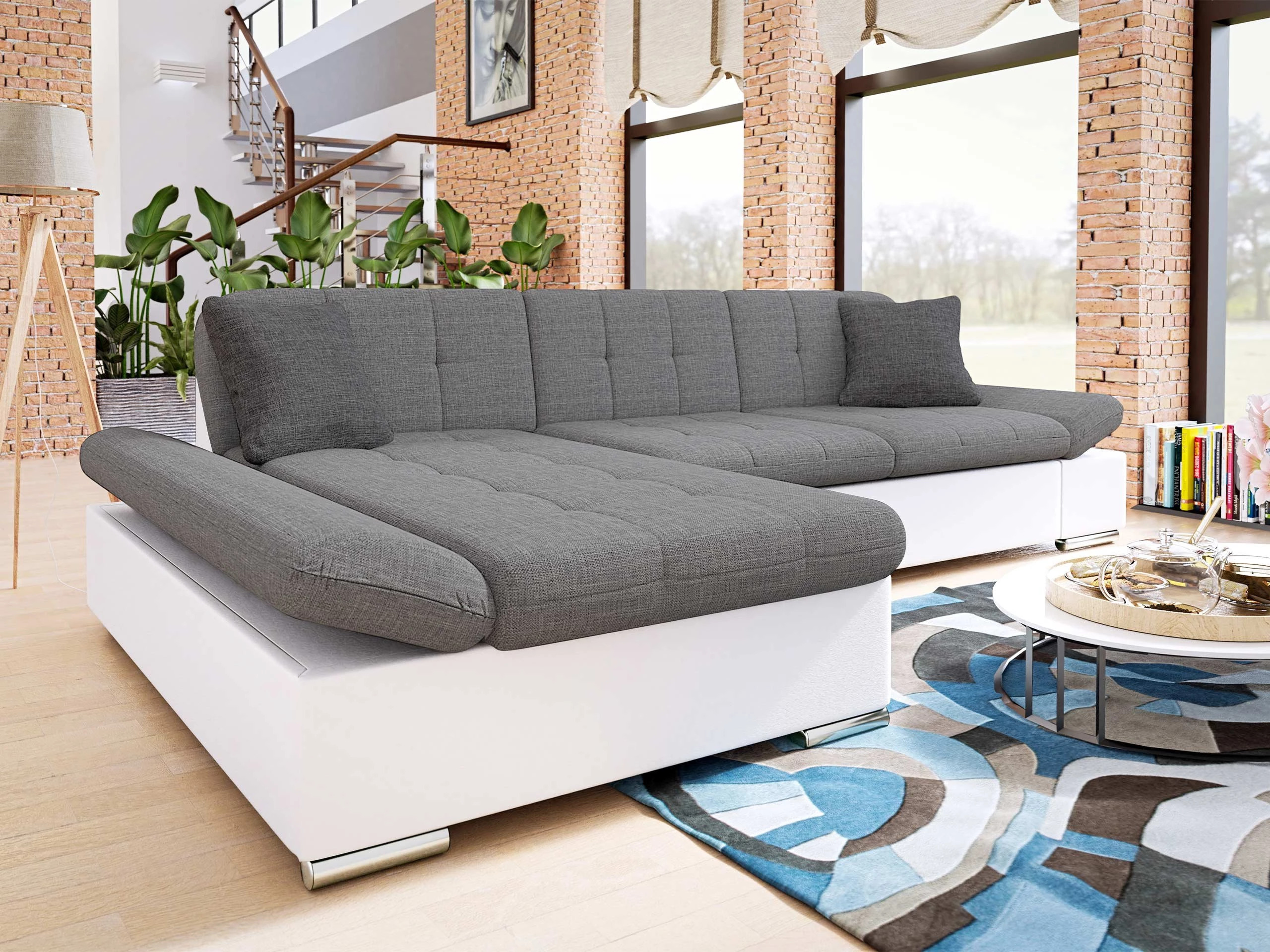 Corner sofa Comfivo Serenitas (Soft 017 + Lux 05 + Lux 06)