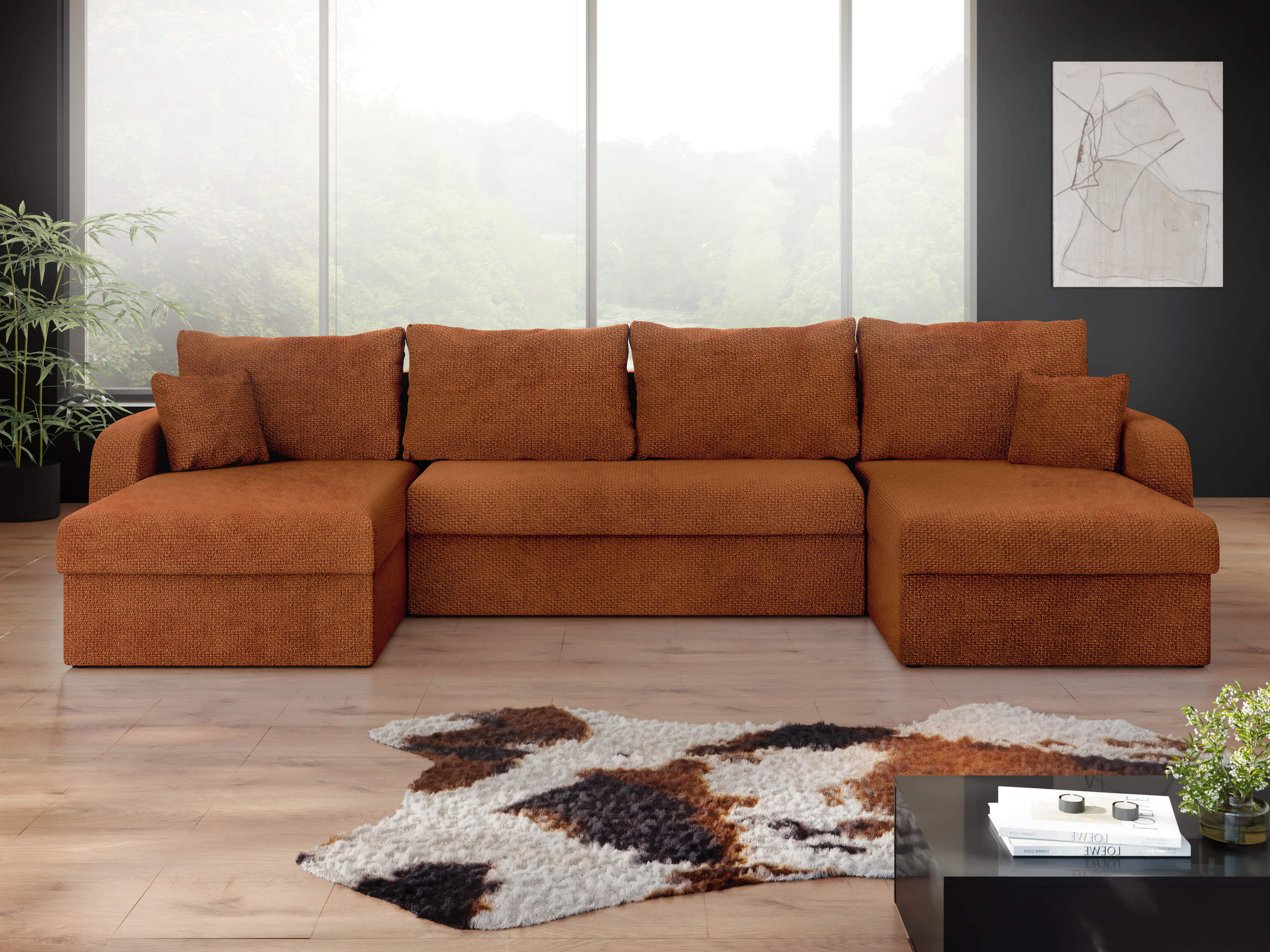 Corner sofa Comfivo Melissa III (Flow 09)