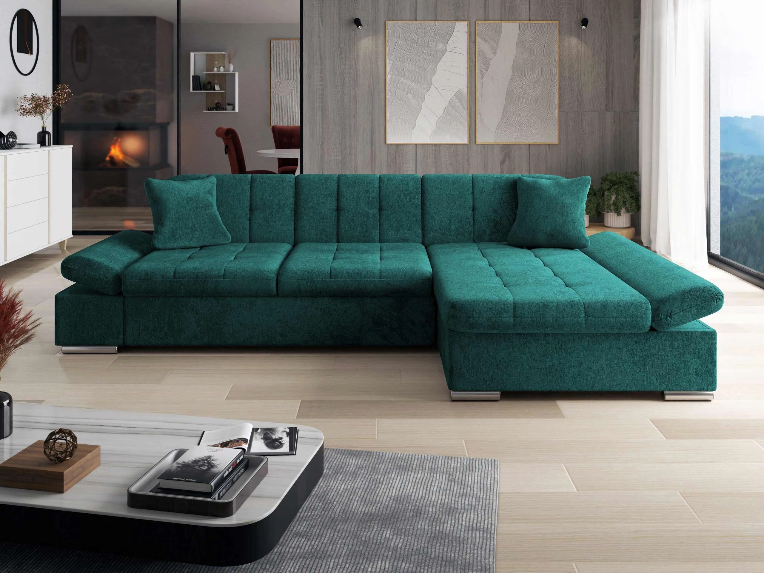 Corner sofa Comfivo Serenitas (Clara 215.11)