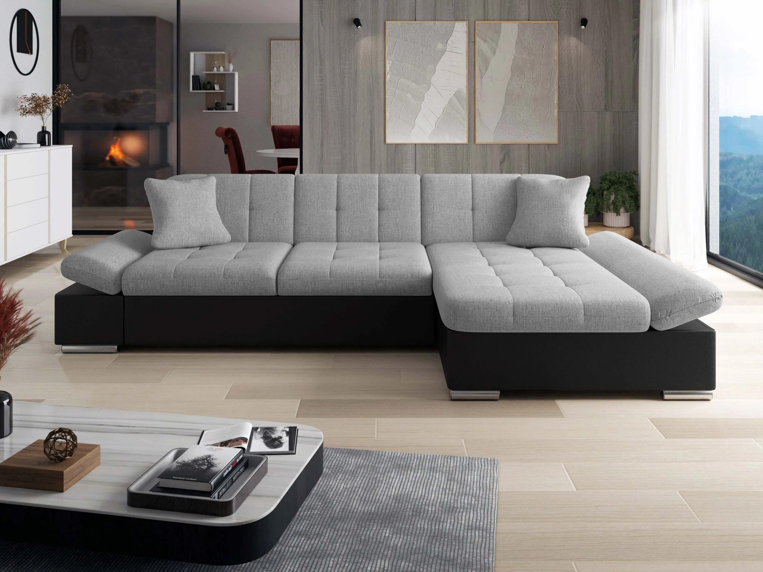 Corner sofa Comfivo Serenitas (Soft 011 + Soul 17)
