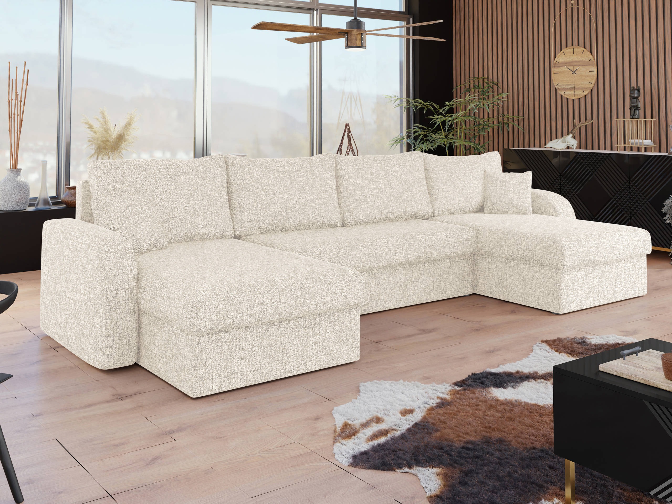 Corner sofa Comfivo Melissa III (Bella 05)