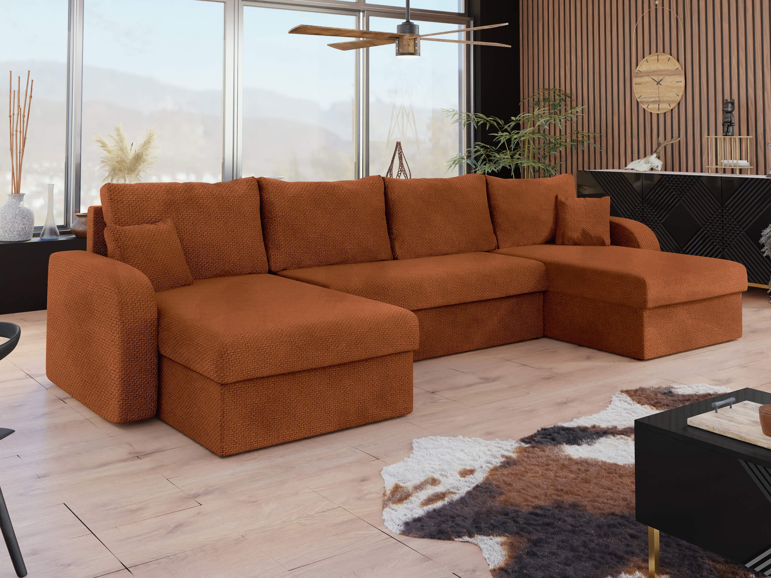 Corner sofa Comfivo Melissa III (Flow 09)