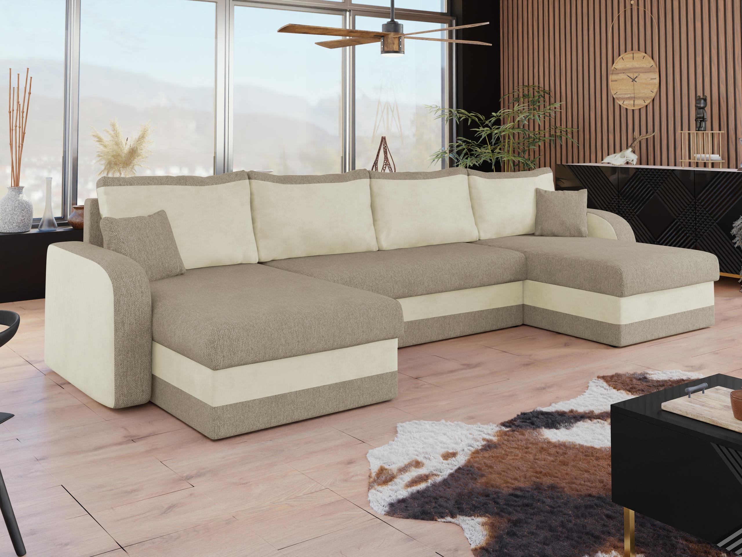 Corner sofa Comfivo Melissa III (Matana 17 + Polo 872)