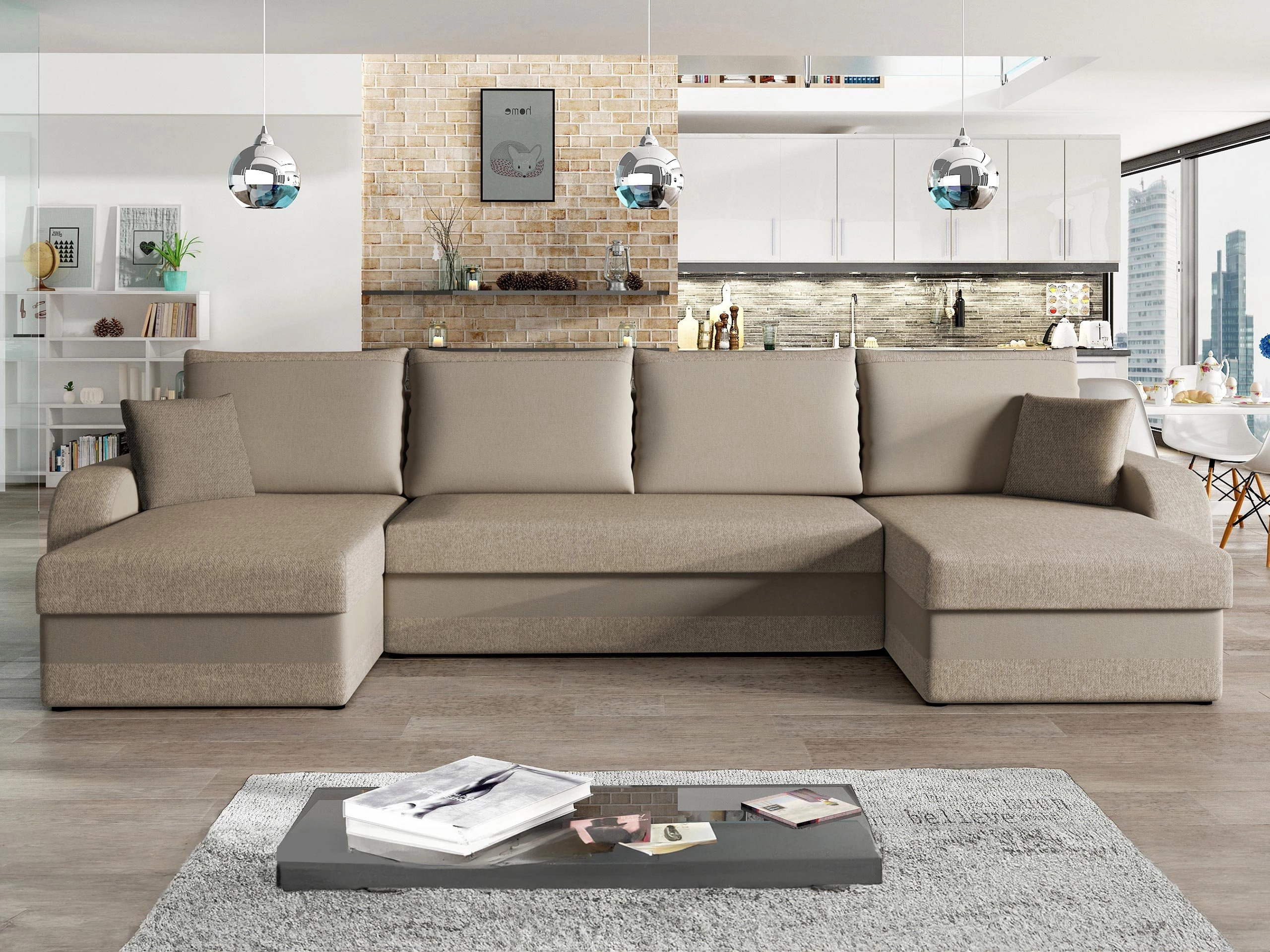 Corner sofa Comfivo Melissa III (Tatum 272 + Uttario Velvet 2979)