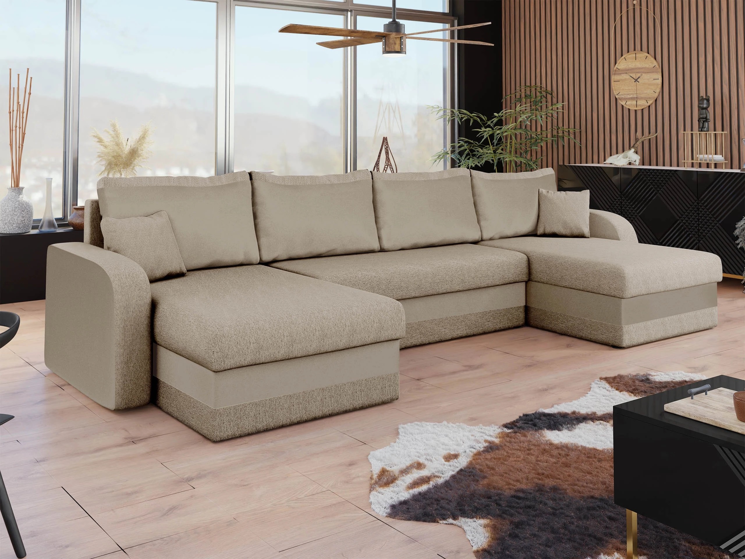 Corner sofa Comfivo Melissa III (Tatum 272 + Uttario Velvet 2979)
