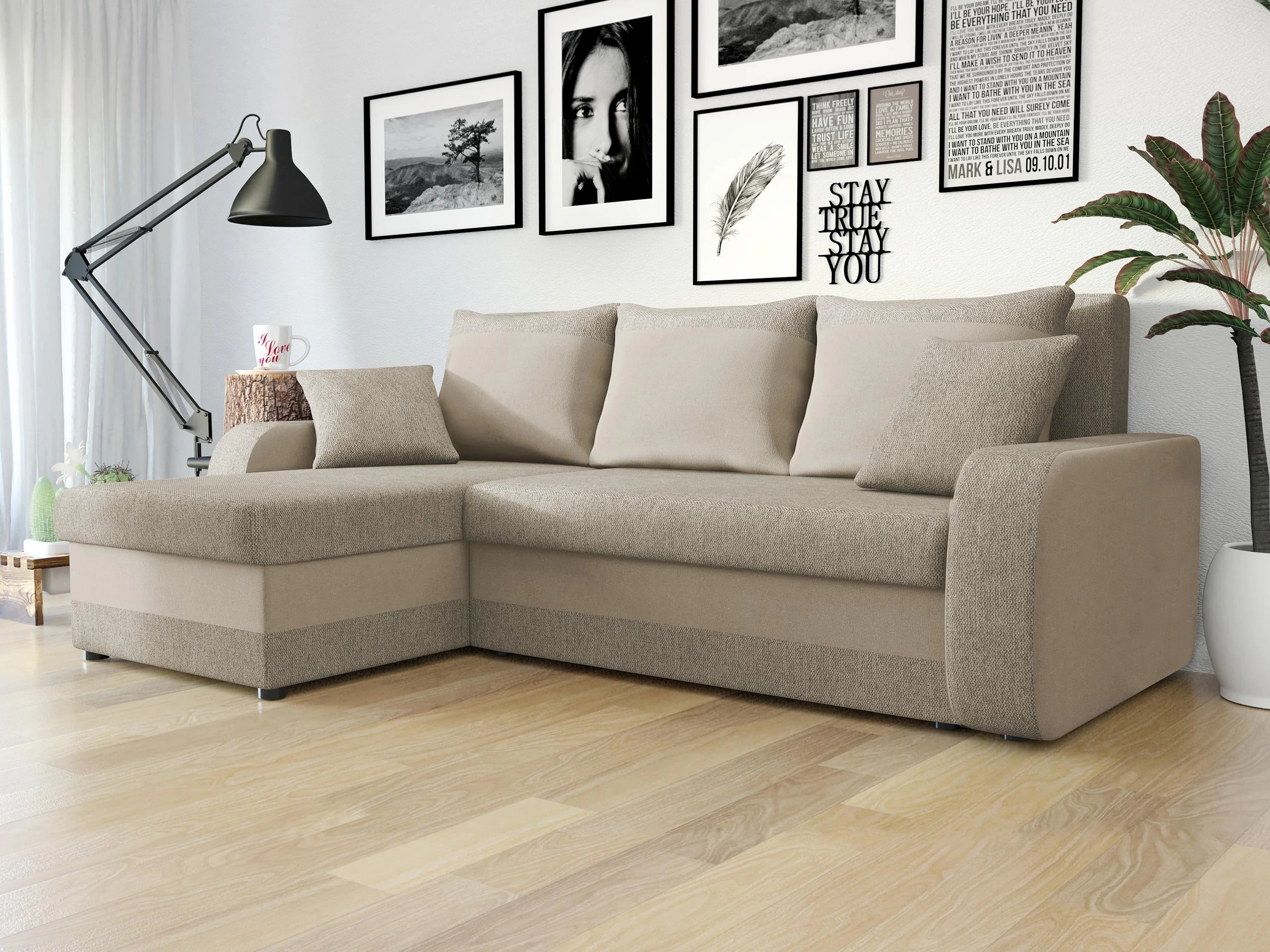Corner sofa Comfivo Melissa (Matana 17 + Manila 02)