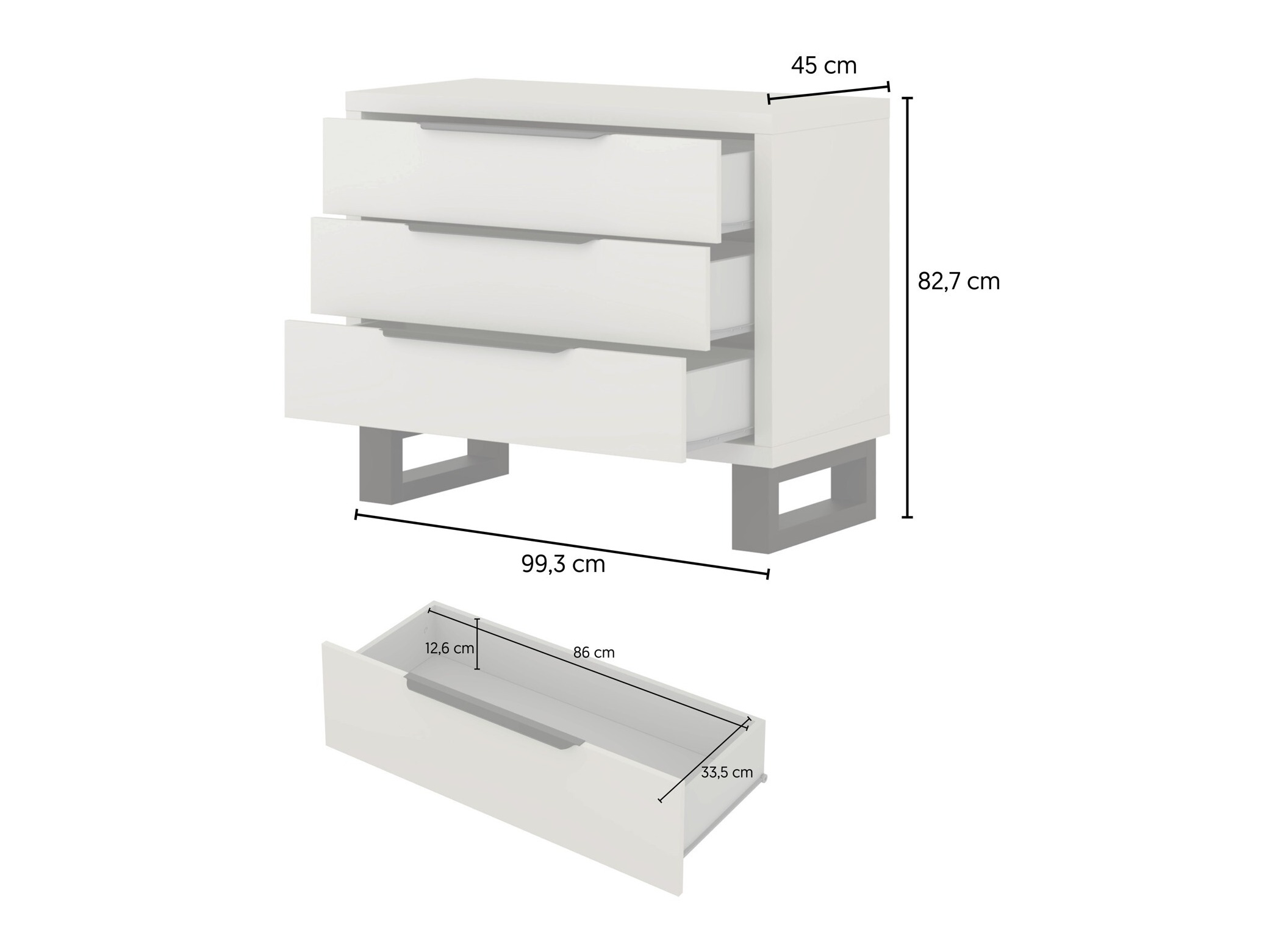 Chest of drawers Avicavu 117