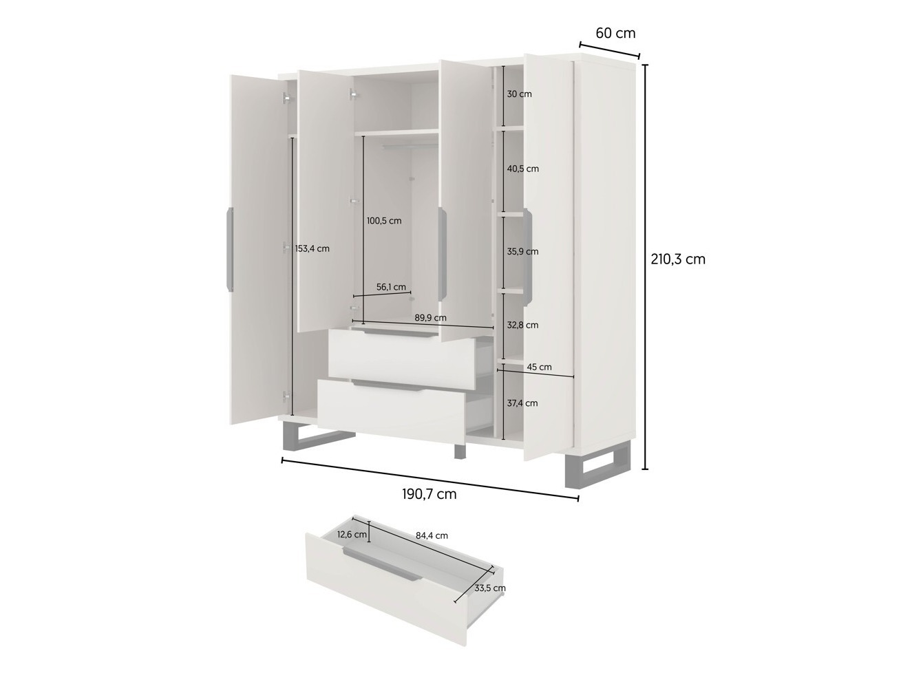Wardrobe Avicavu 115