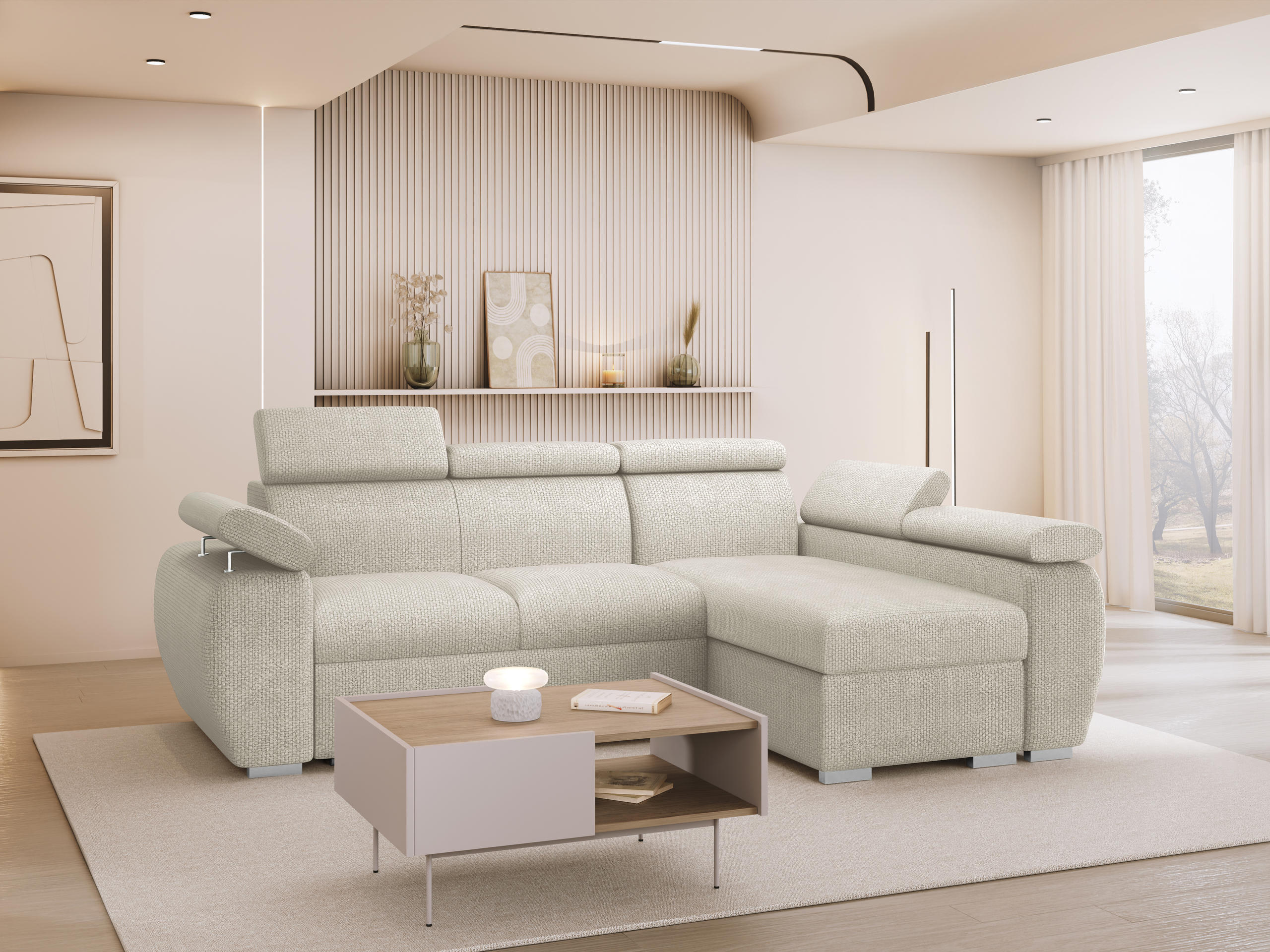 Corner sofa Columbus 132 (Flow 03)