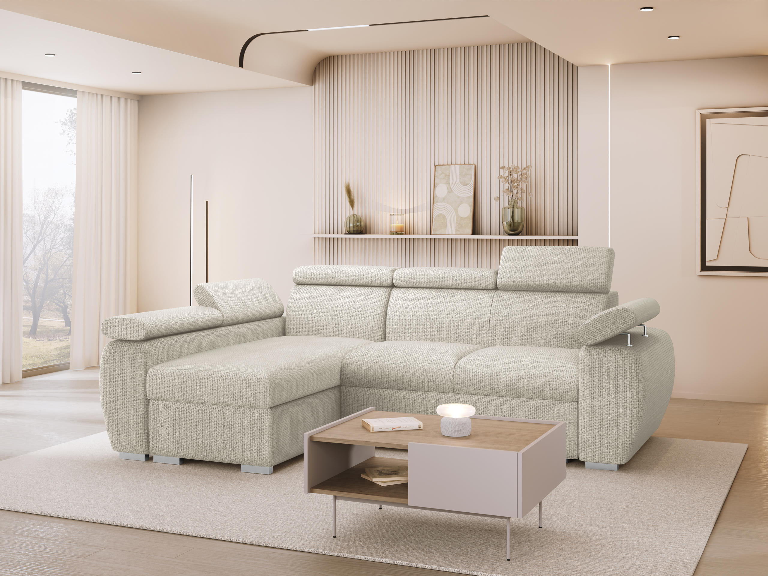 Corner sofa Columbus 132 (Flow 03)