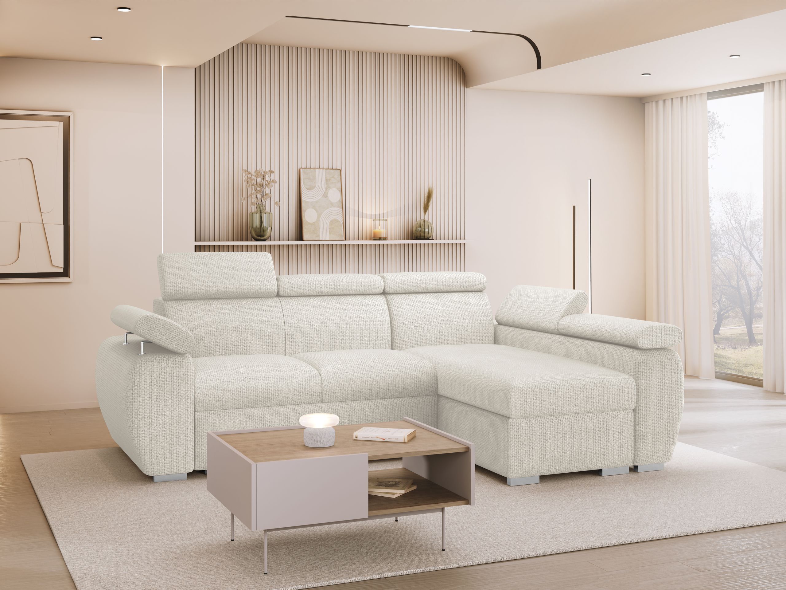 Corner sofa Columbus 132 (Flow 06)