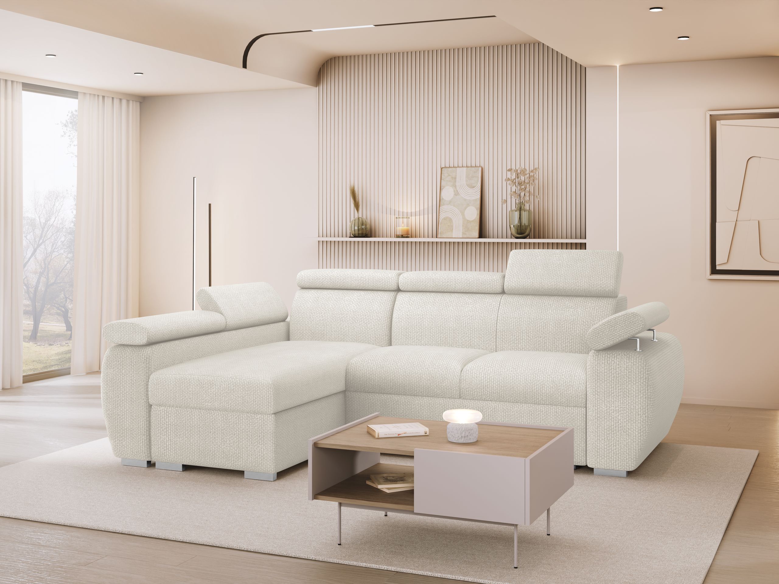 Corner sofa Columbus 132 (Flow 06)