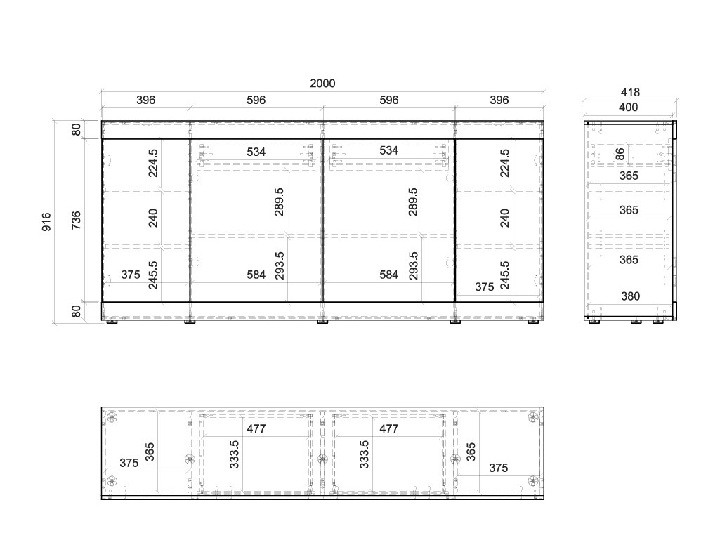 Chest of drawers Orlcali 103