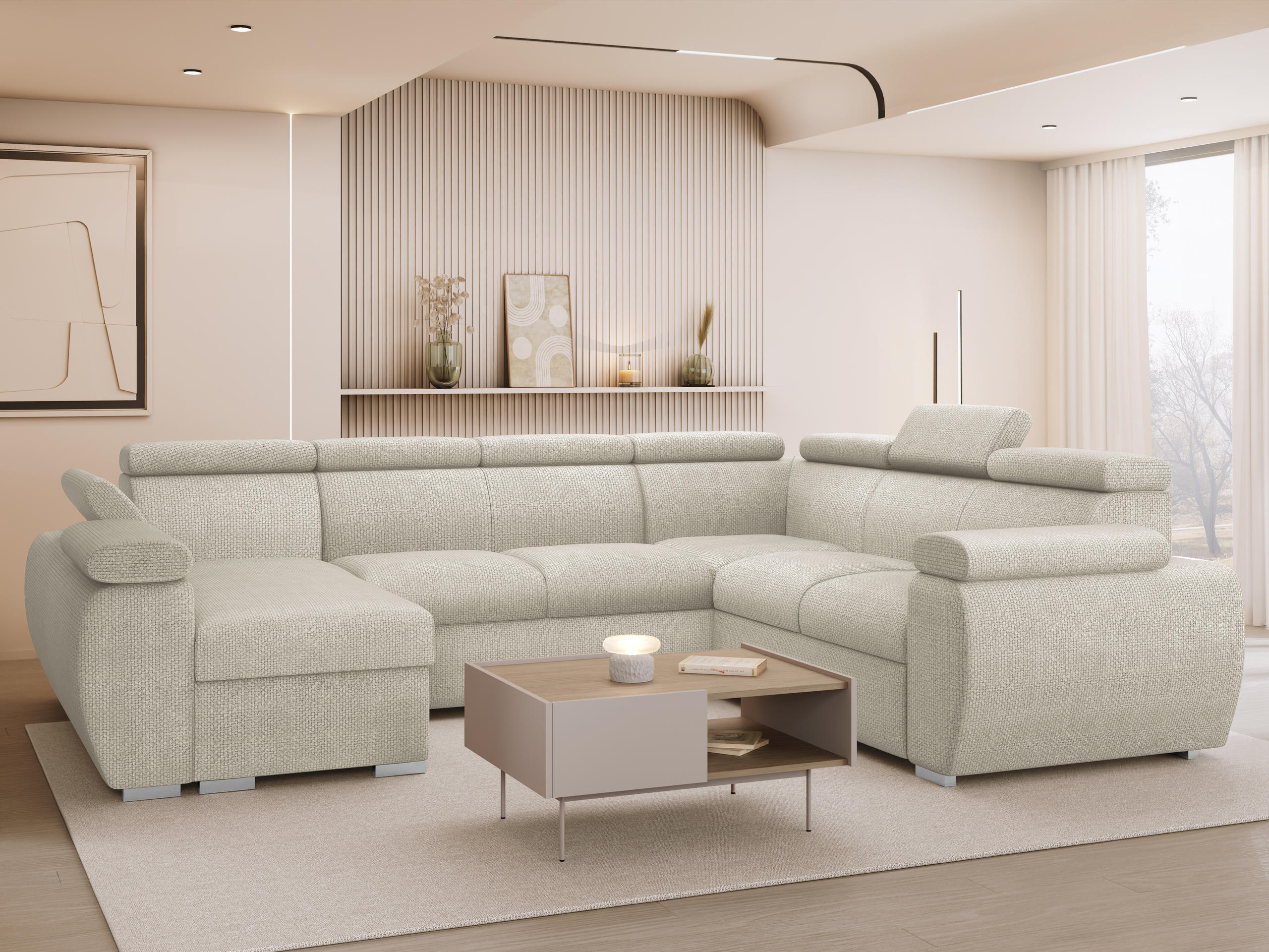 Corner sofa Columbus 214 (Flow 03)