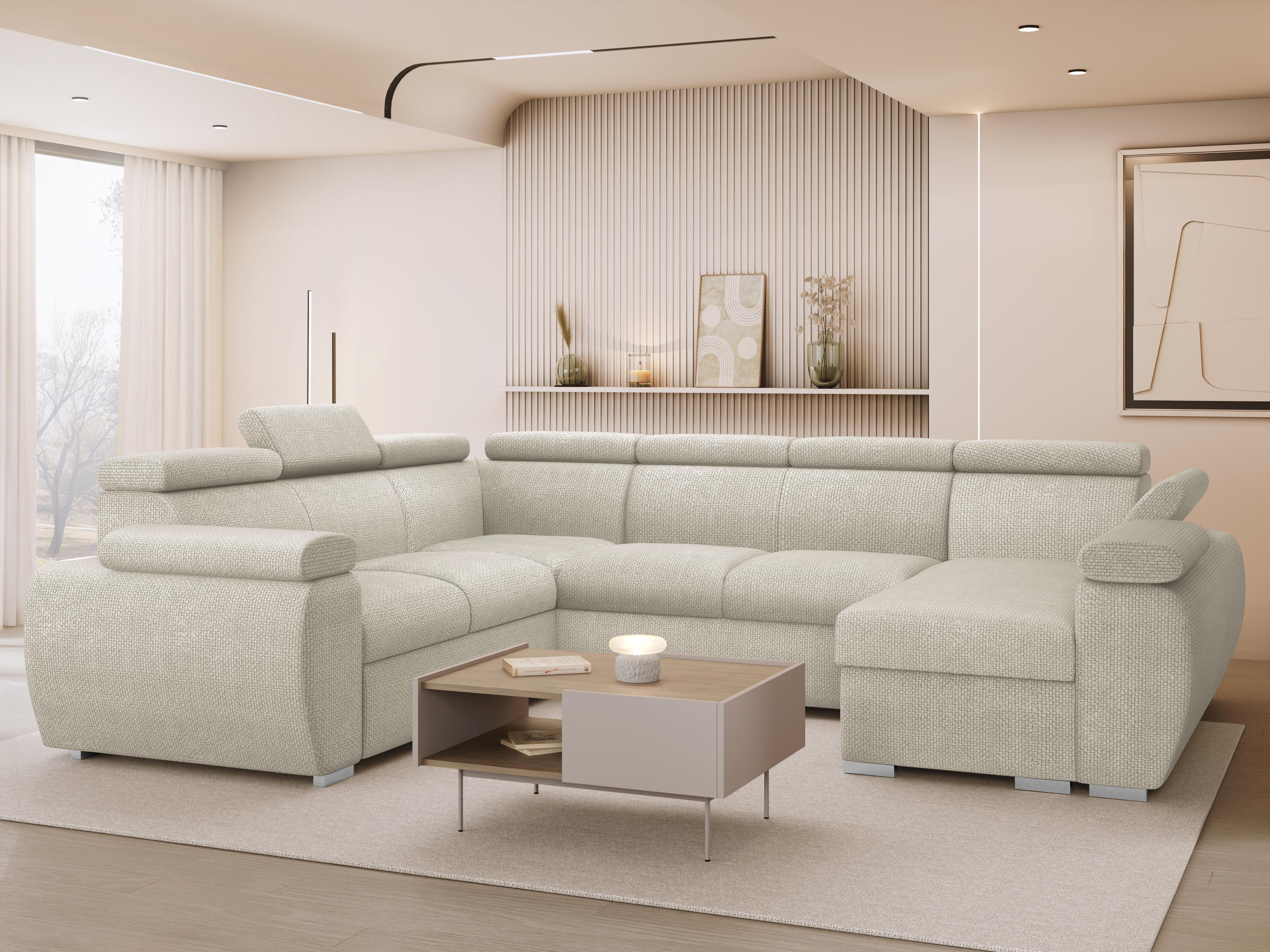Corner sofa Columbus 214 (Flow 03)