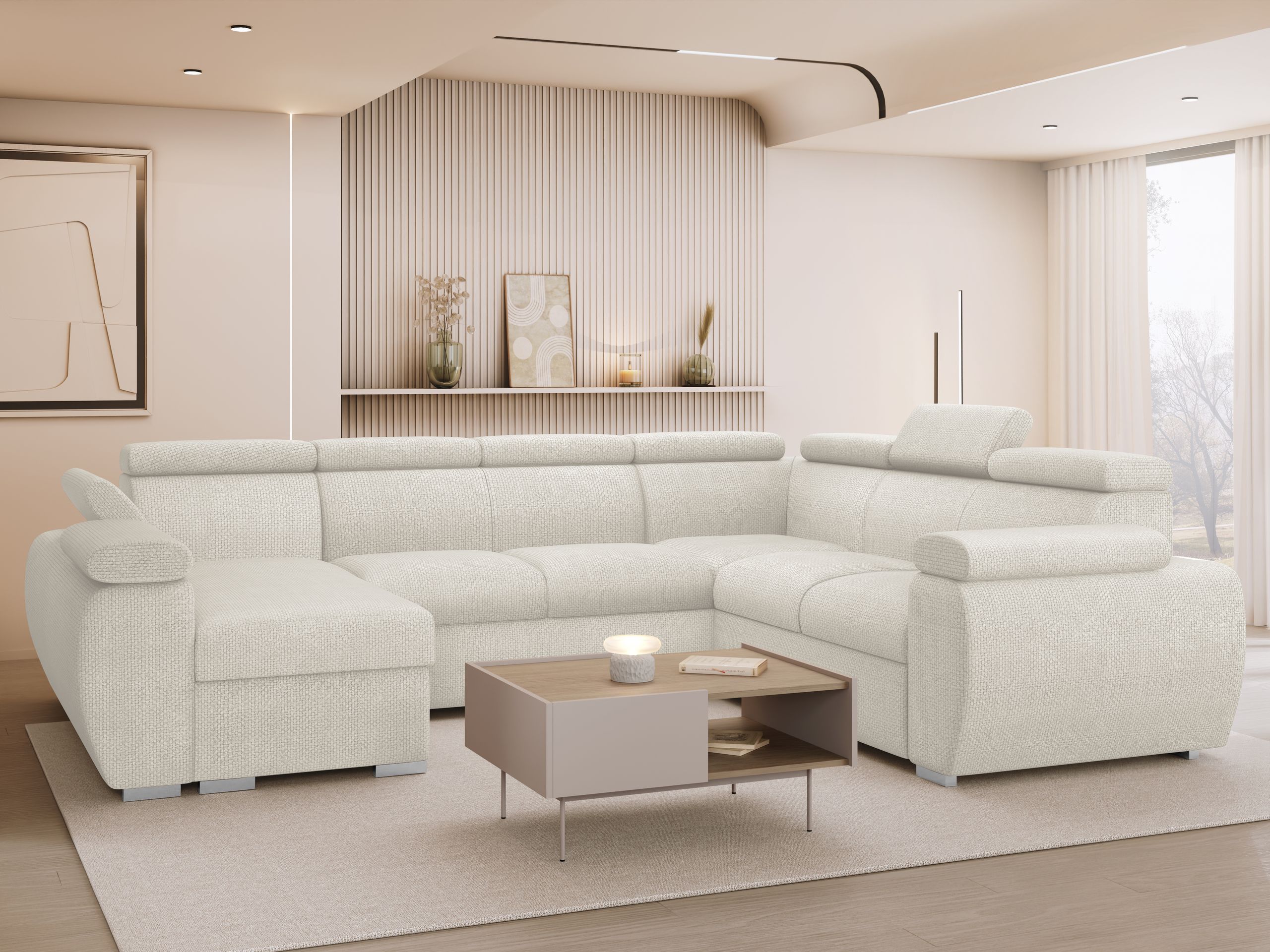 Corner sofa Columbus 214 (Flow 06)