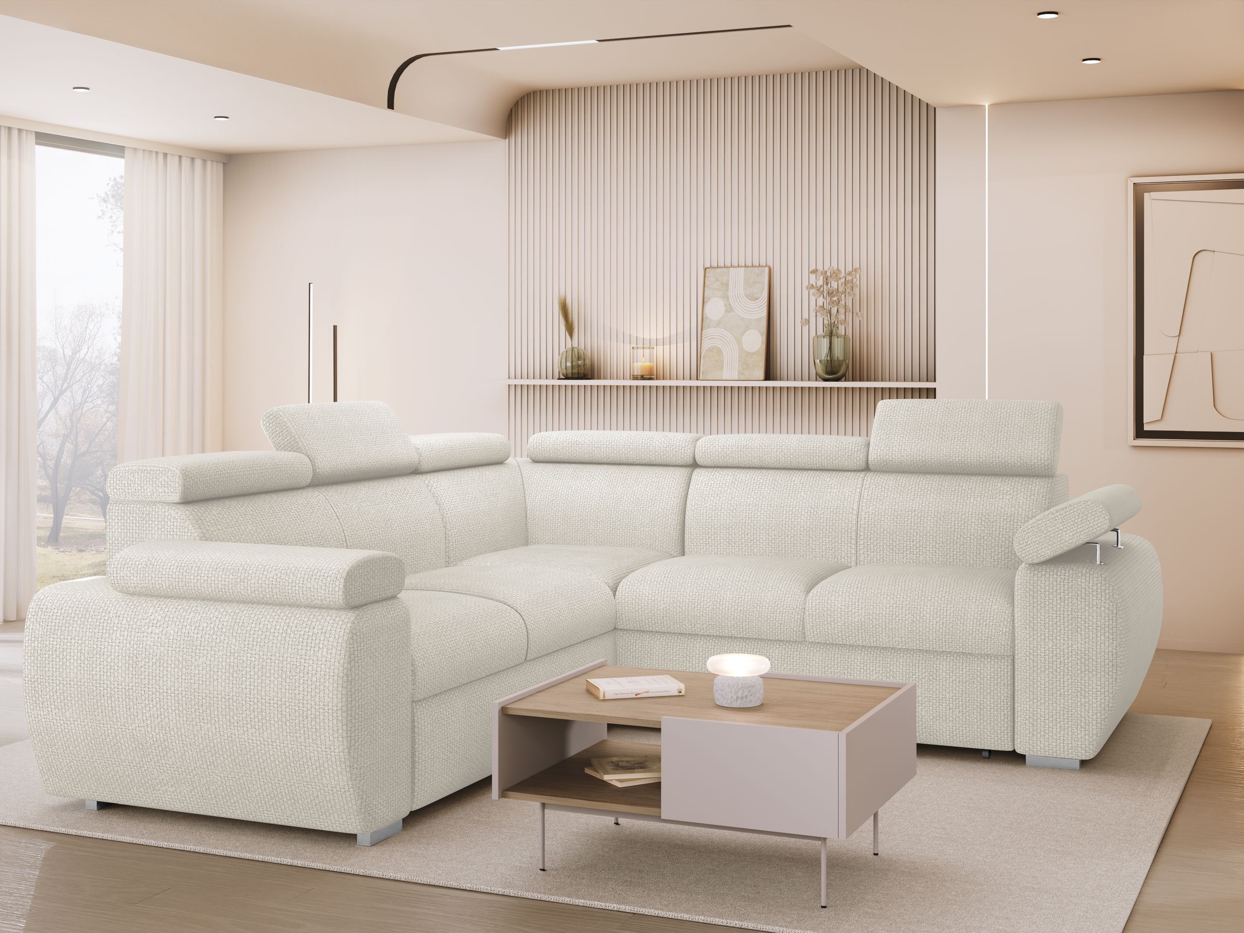 Corner sofa Columbus 215 (Flow 06)