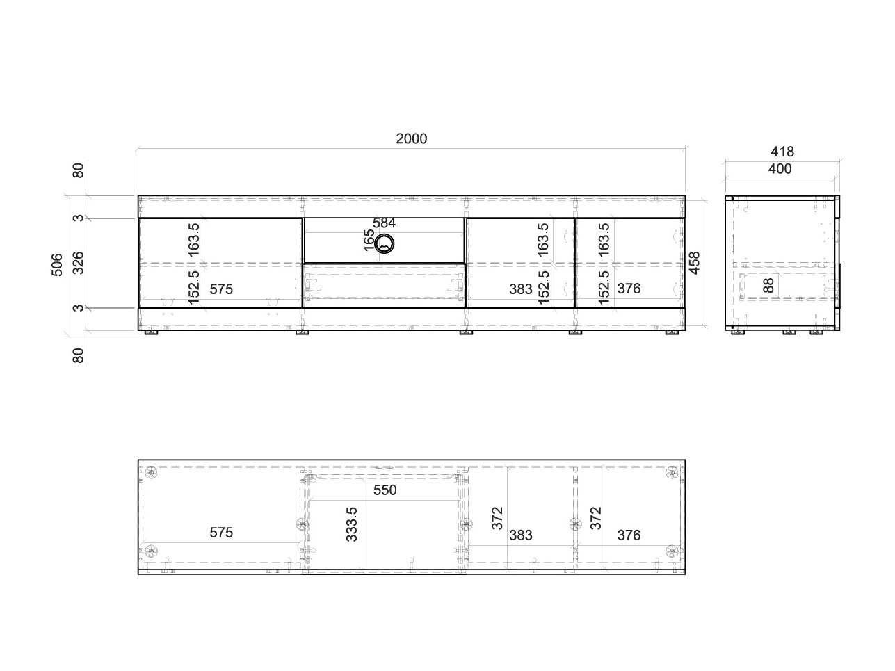 TV stand Orlcali 101
