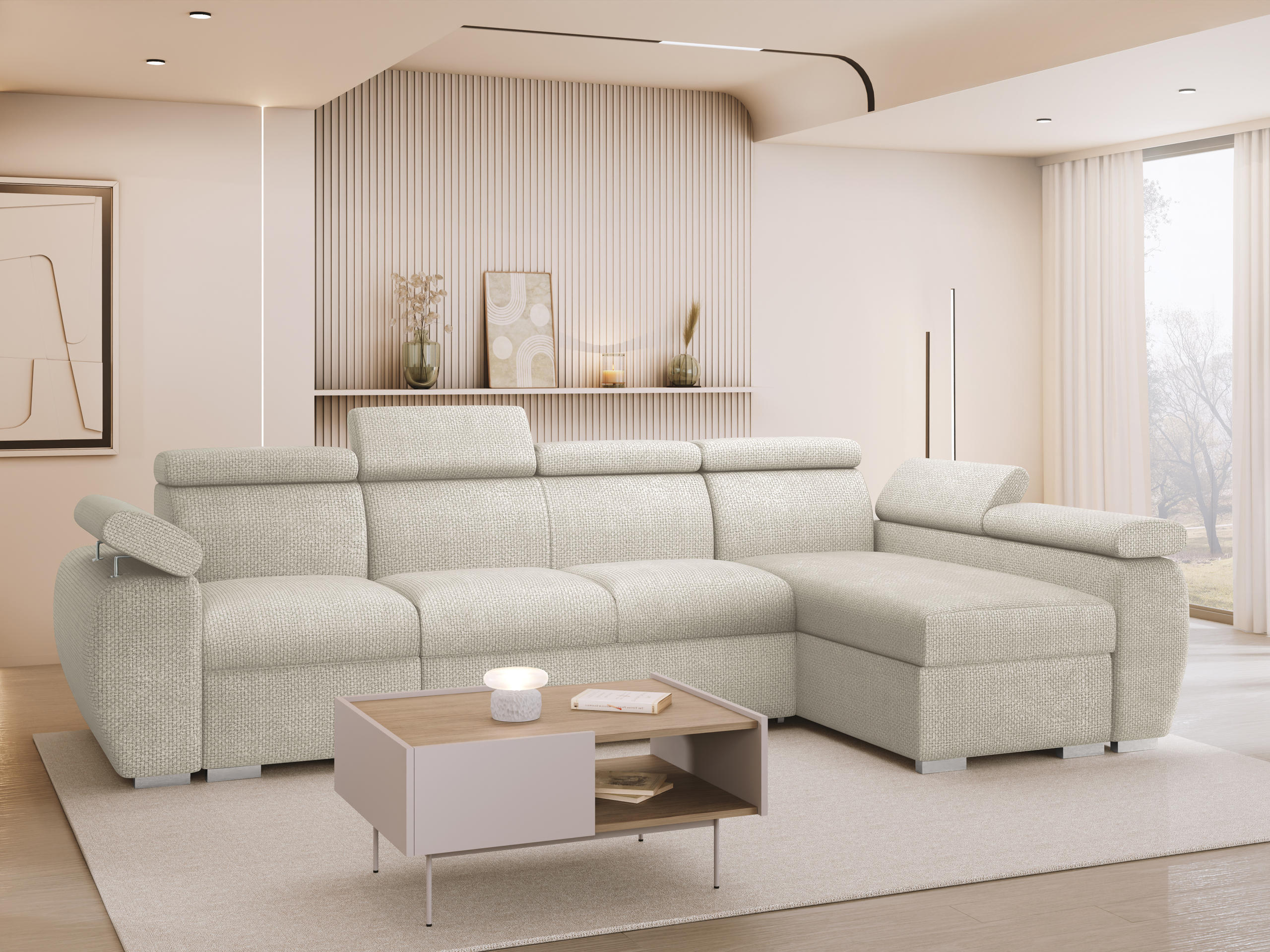Corner sofa Columbus 227 (Flow 03)