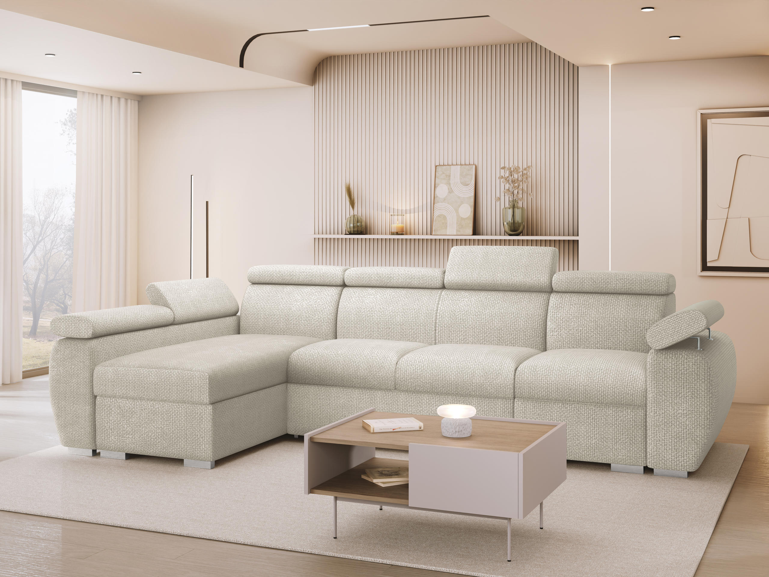 Corner sofa Columbus 227 (Flow 03)