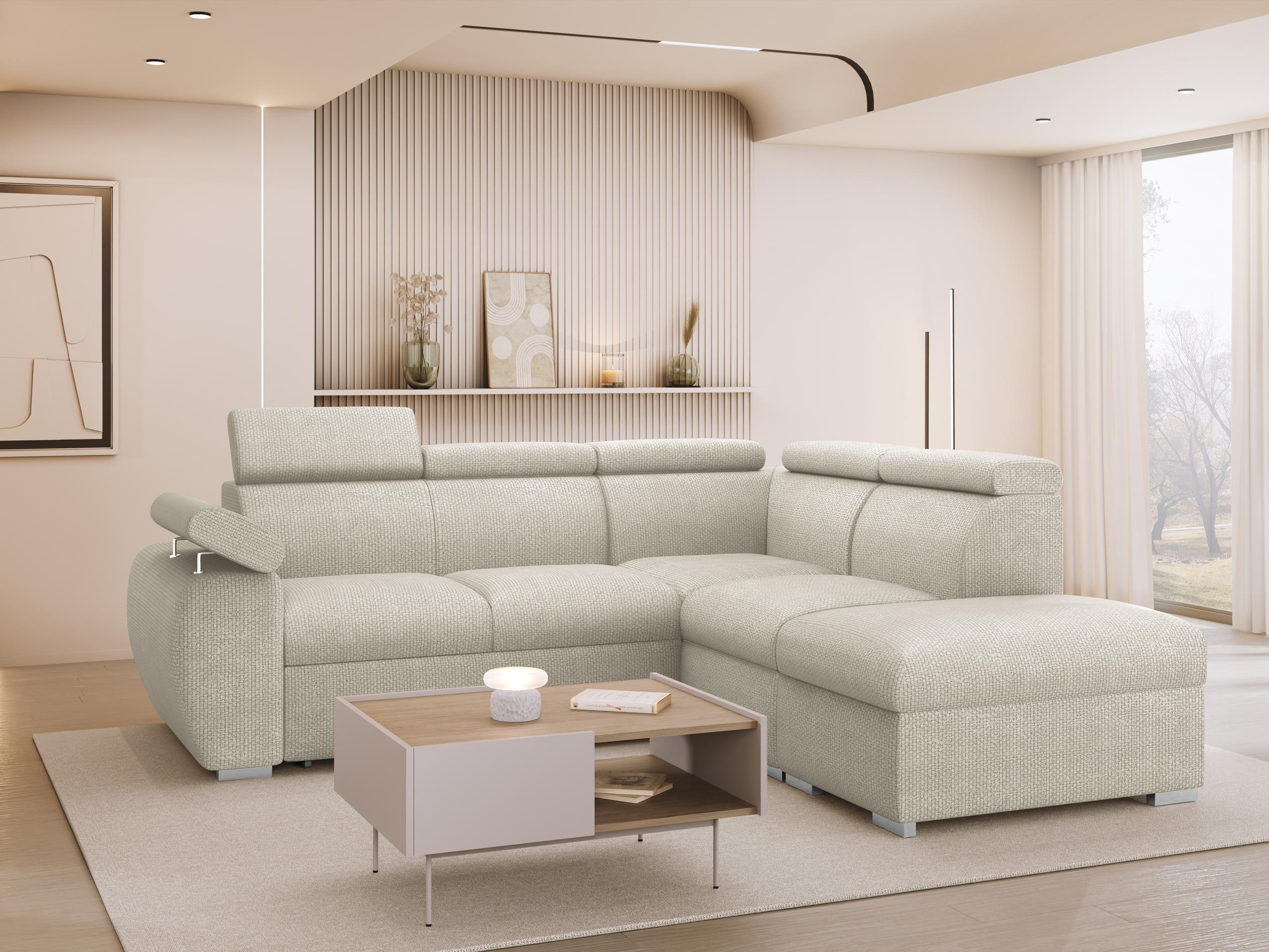 Corner sofa Columbus 228 (Flow 03)