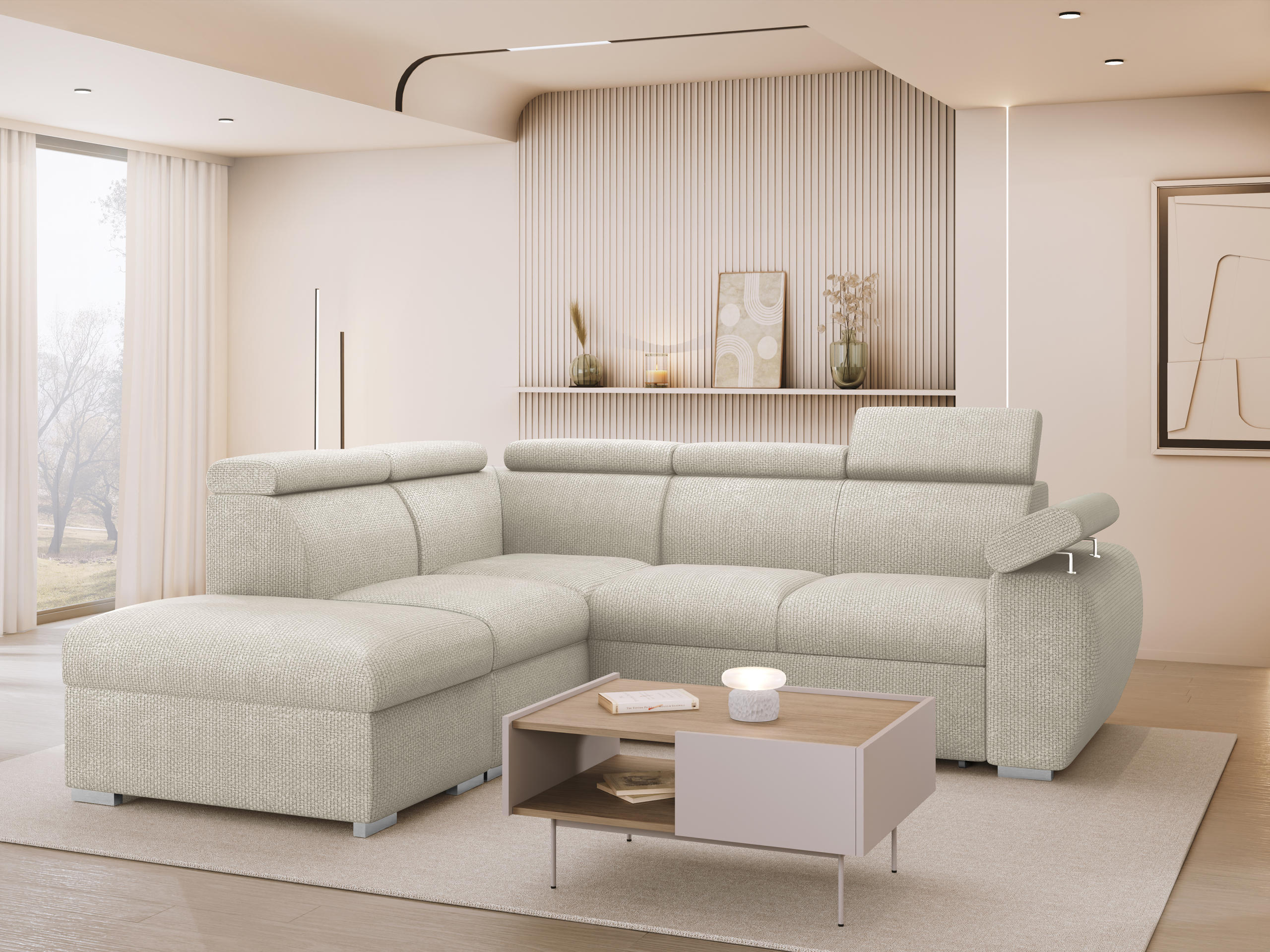 Corner sofa Columbus 228 (Flow 03)
