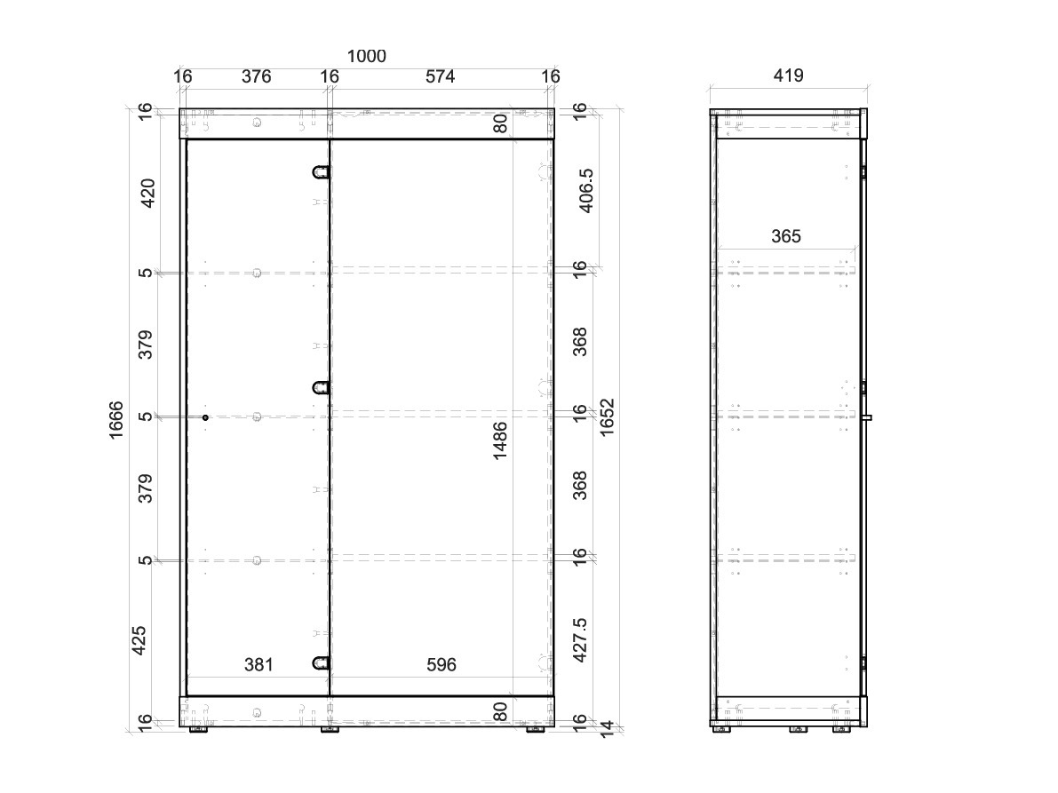 Bookcase Orlcali 107