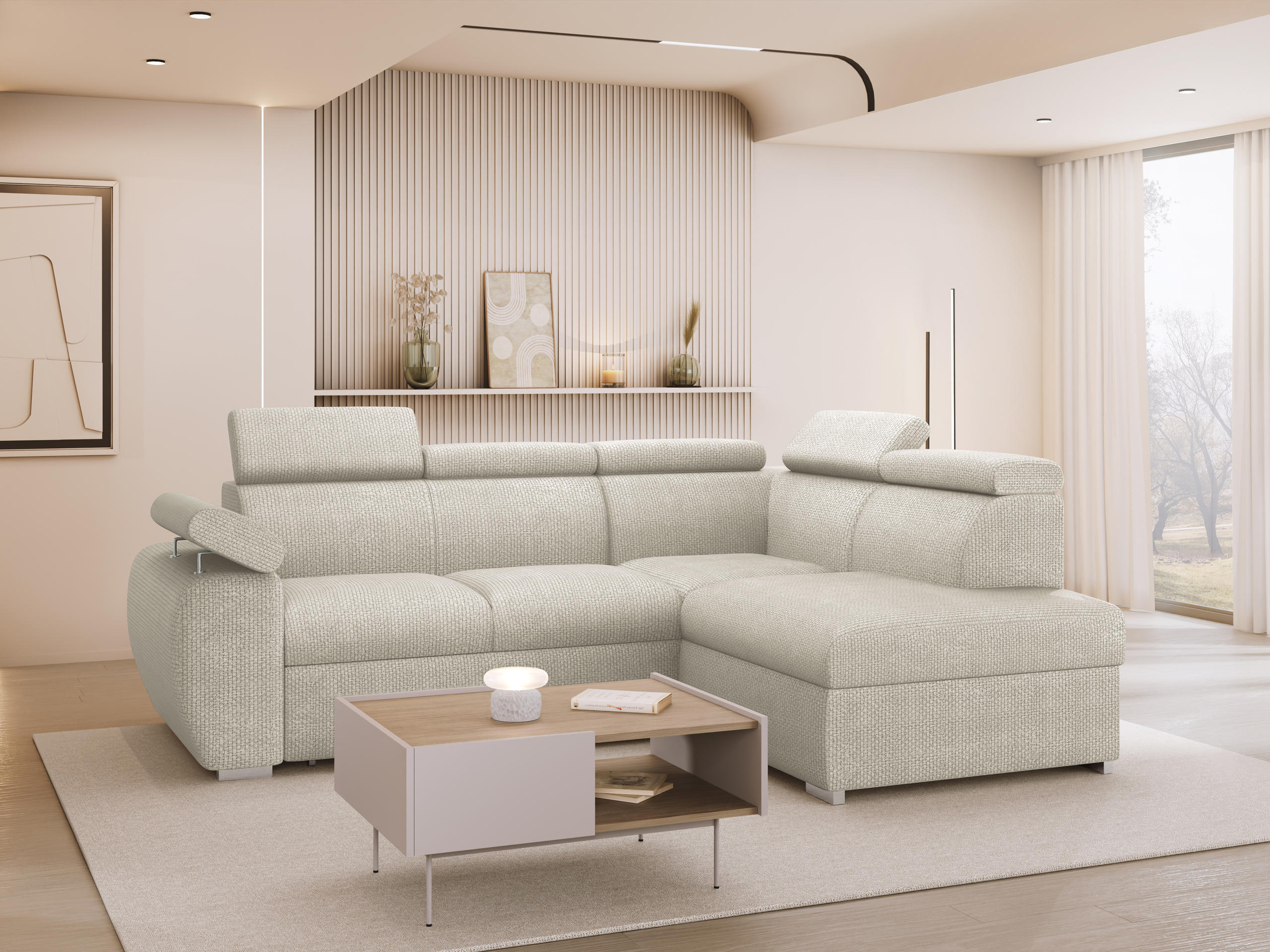 Corner sofa Columbus 161 (Flow 03)