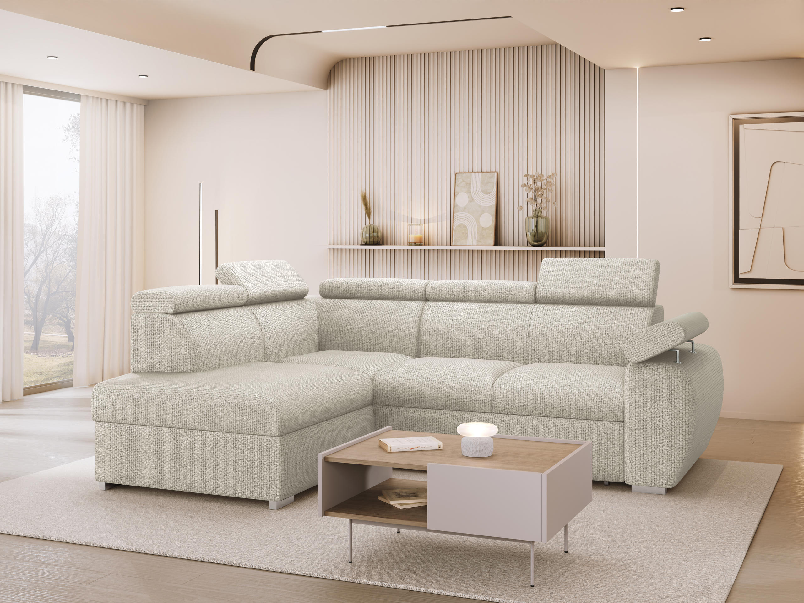 Corner sofa Columbus 161 (Flow 03)