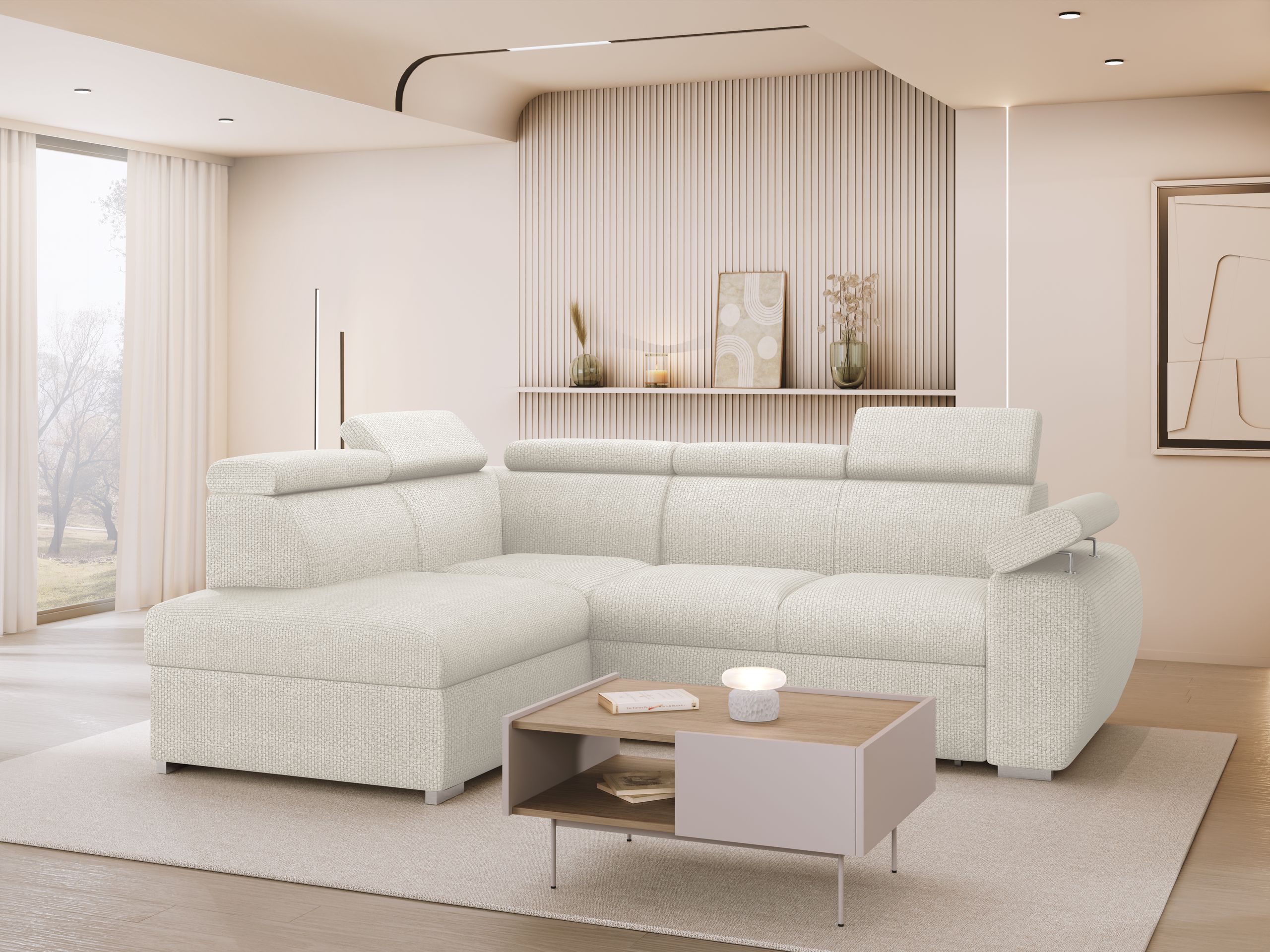 Corner sofa Columbus 161 (Flow 06)