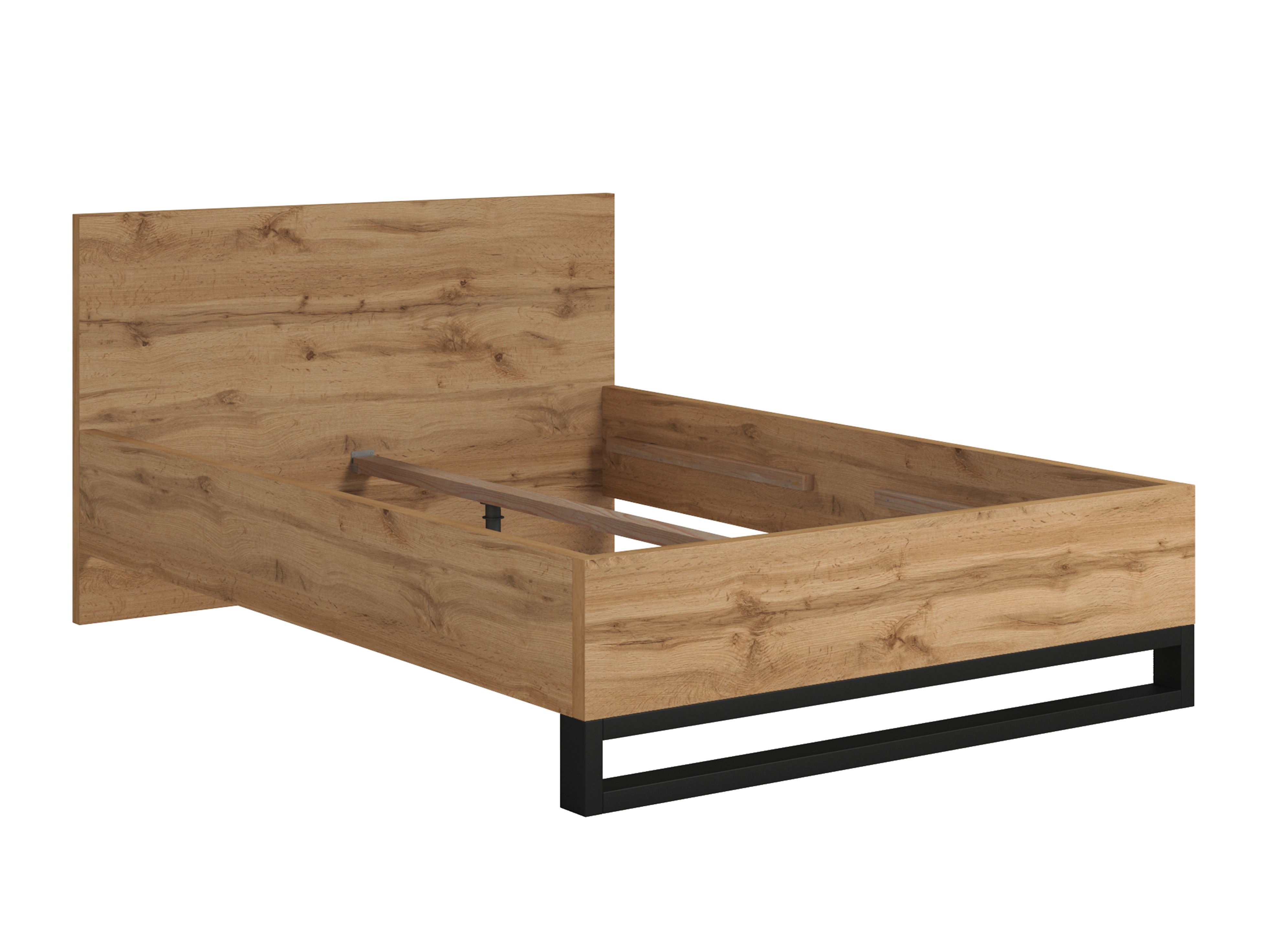 Bed Avicavu 118 (Wotan Oak + Black)