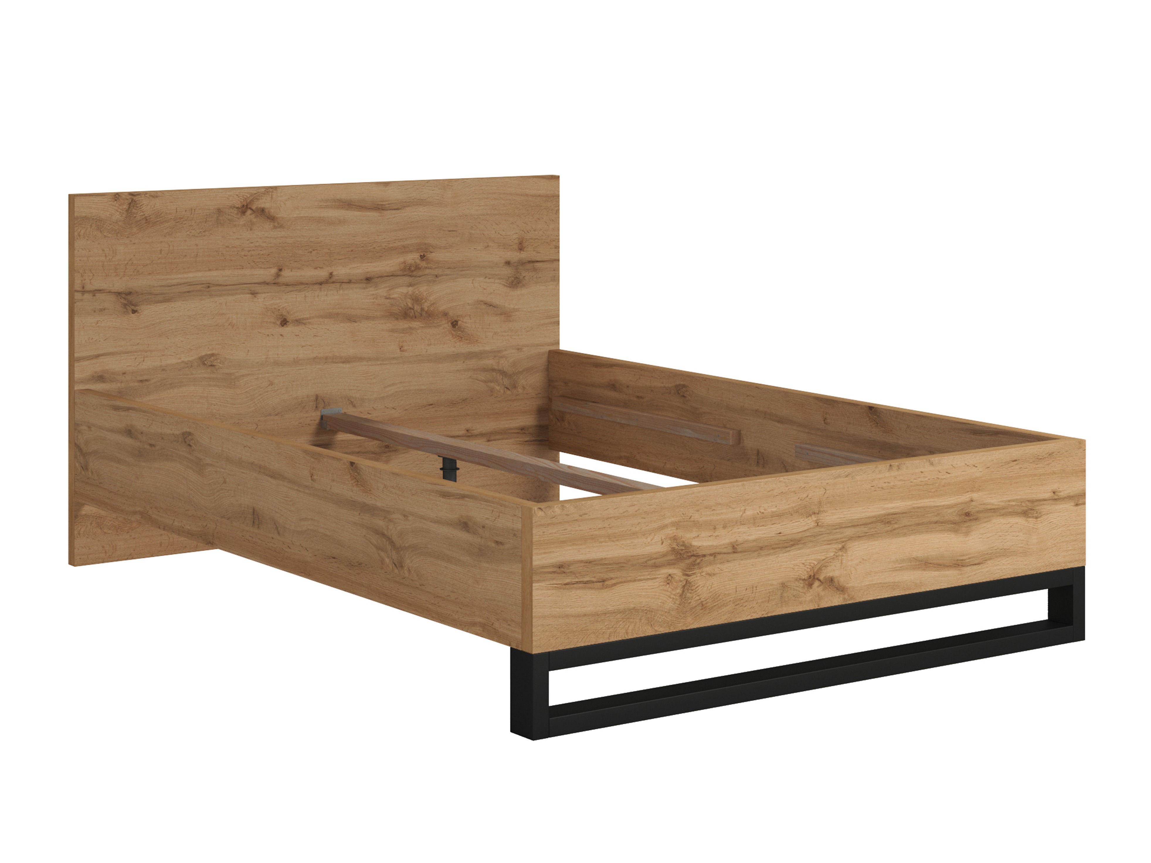 Bed Avicavu 118 (Wotan Oak + Black)