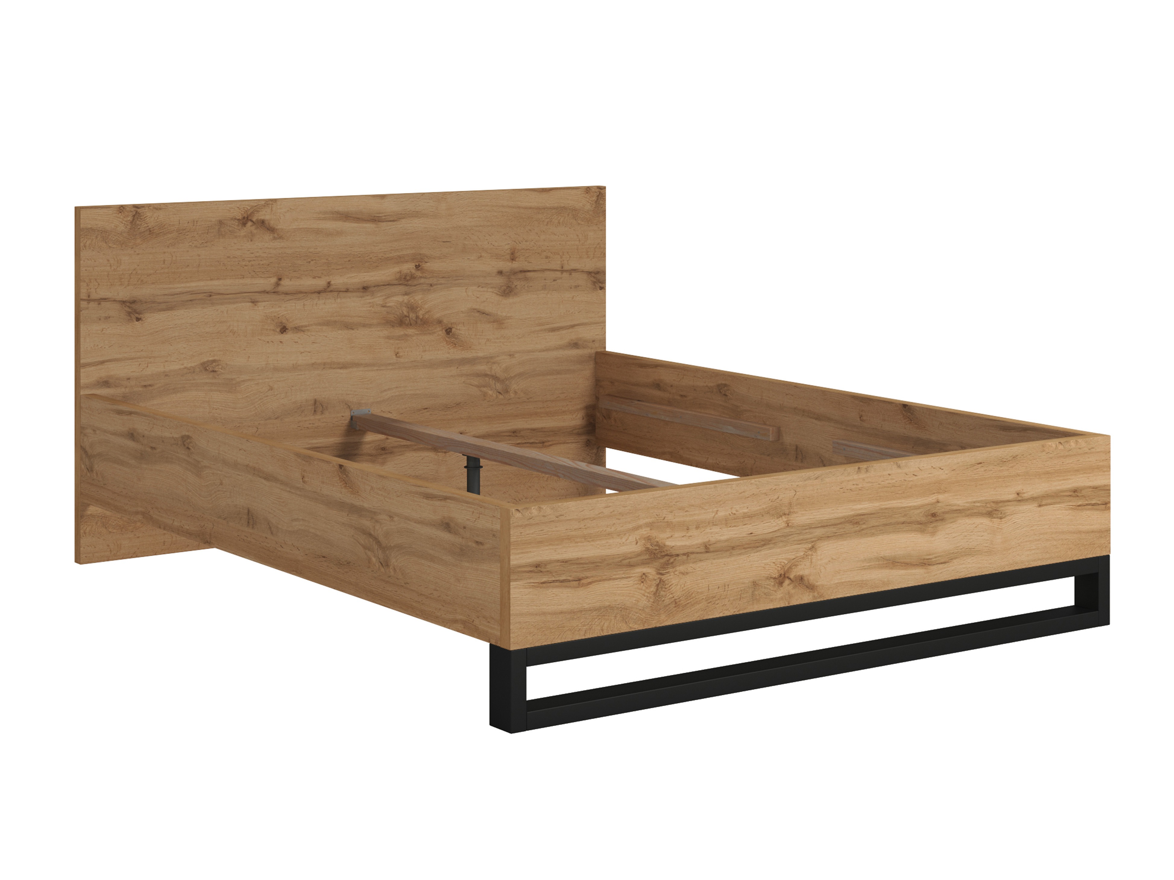Bed Avicavu 118 (Wotan Oak + Black)